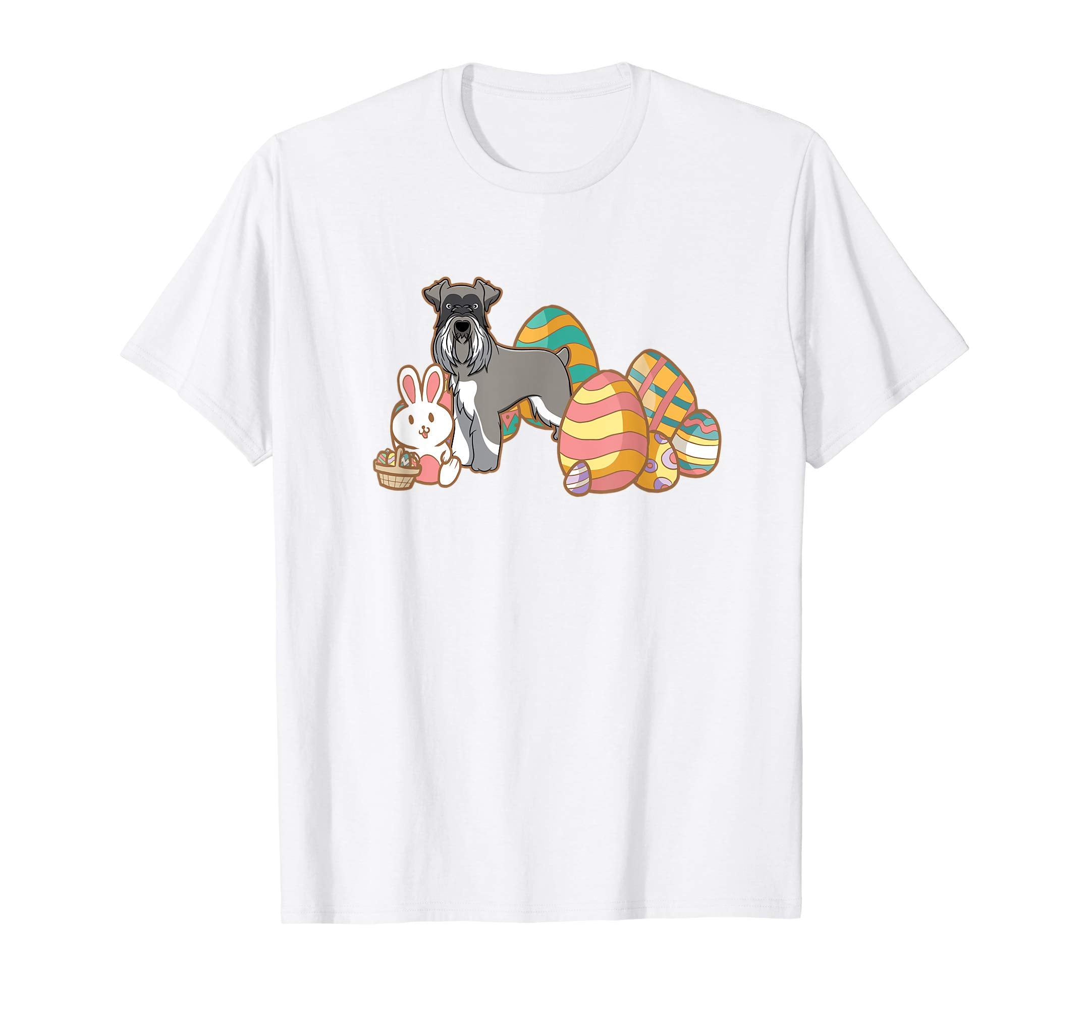 Easter Schnauzer Dog T-Shirt Gift