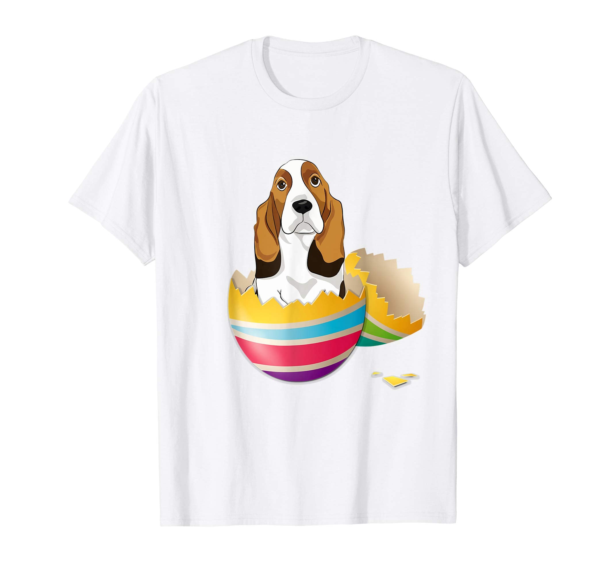 Basset Hound Hatching From Easter Egg Easter Day Shirt
