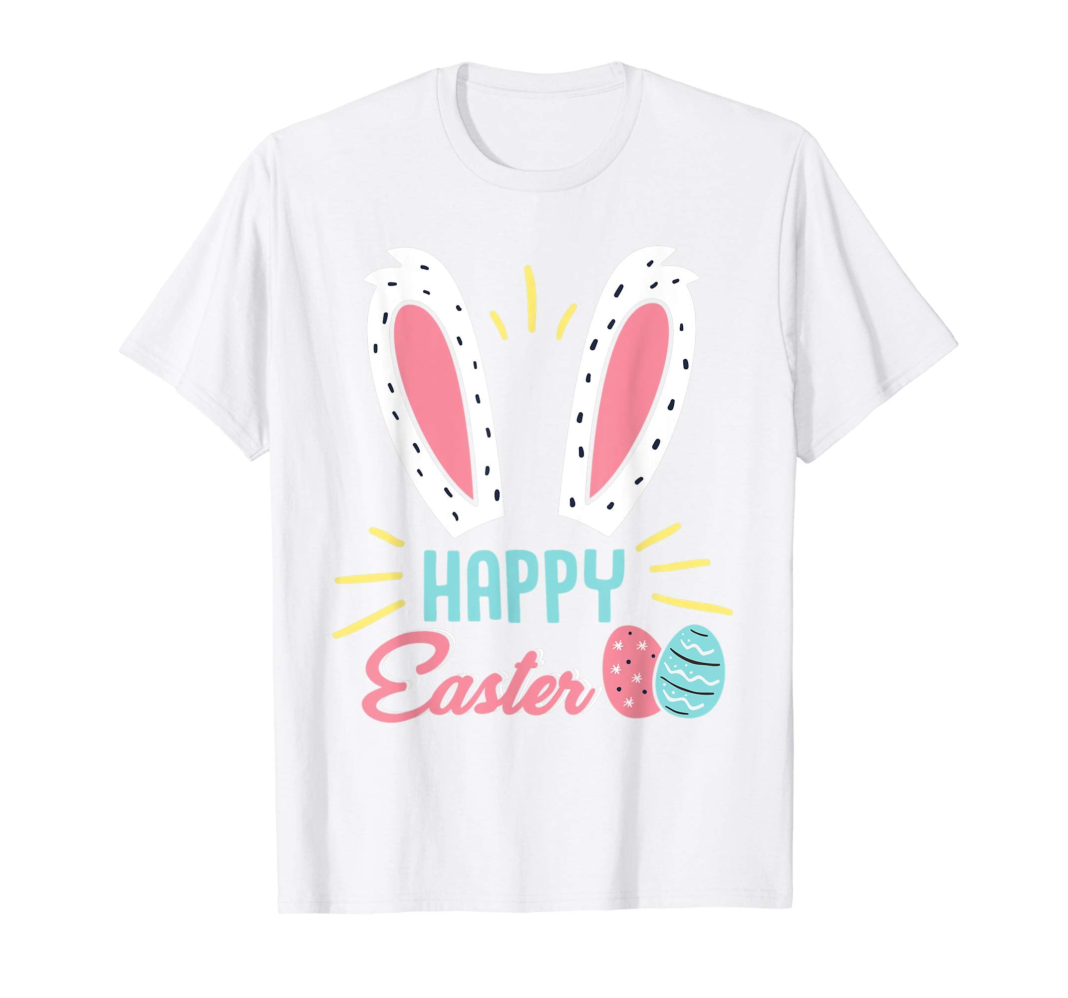 Happy Easter Shirt Colorful Eggs