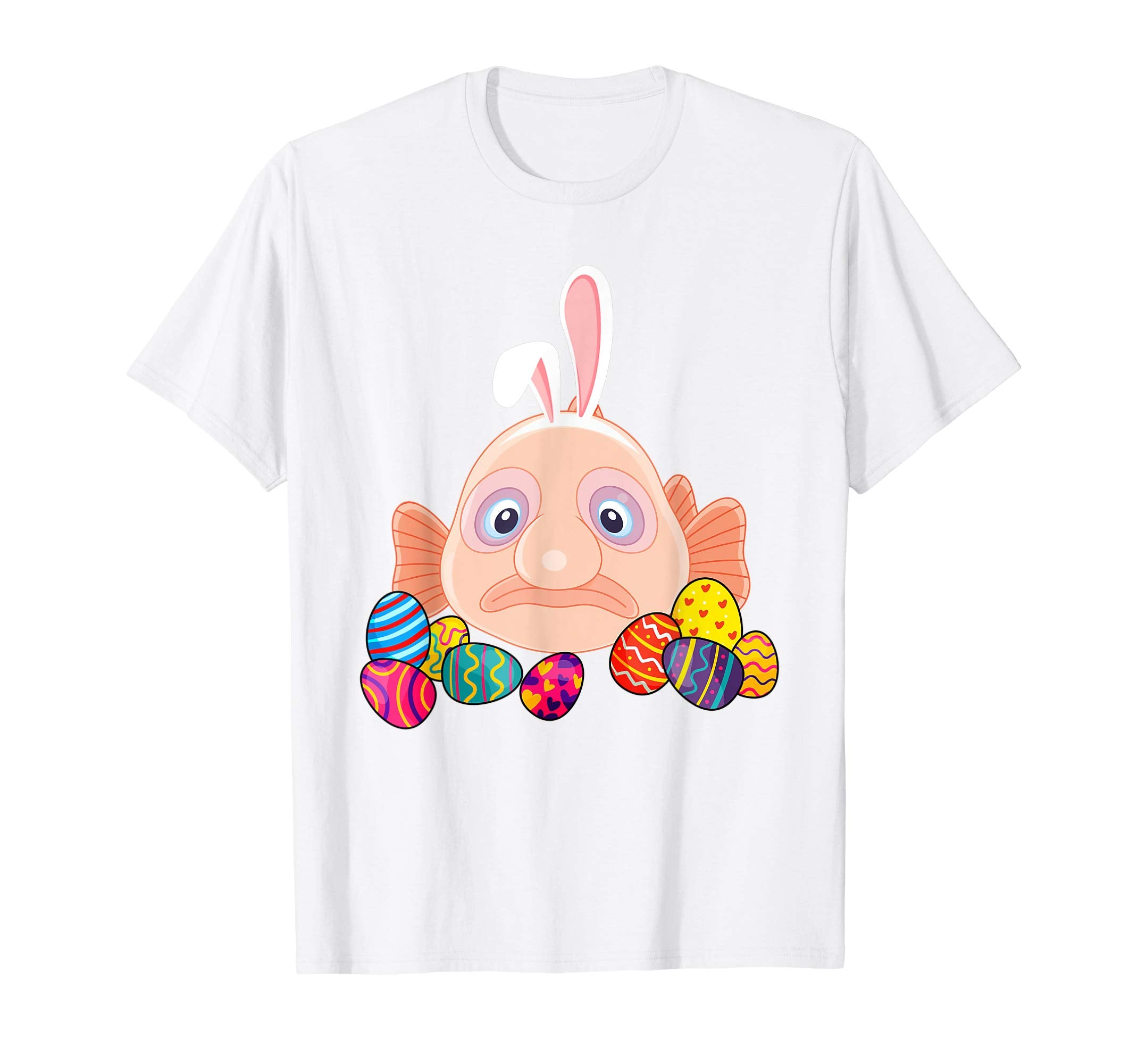 Blob Fish Bunny Ear With Egg Easter Easter Day Shirt
