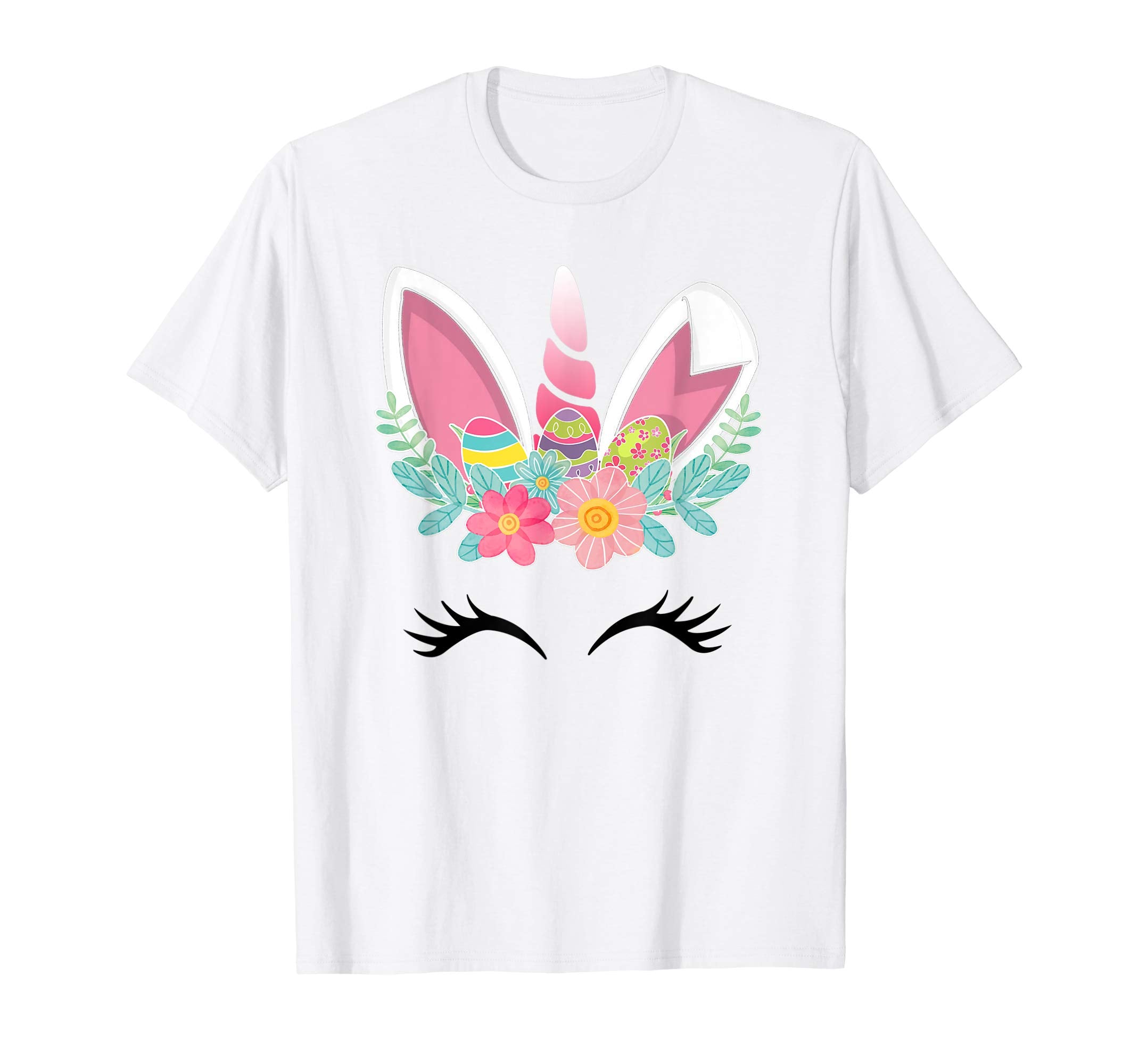 Unicorn Bunny Easter T Shirt for Girls Women Gifts