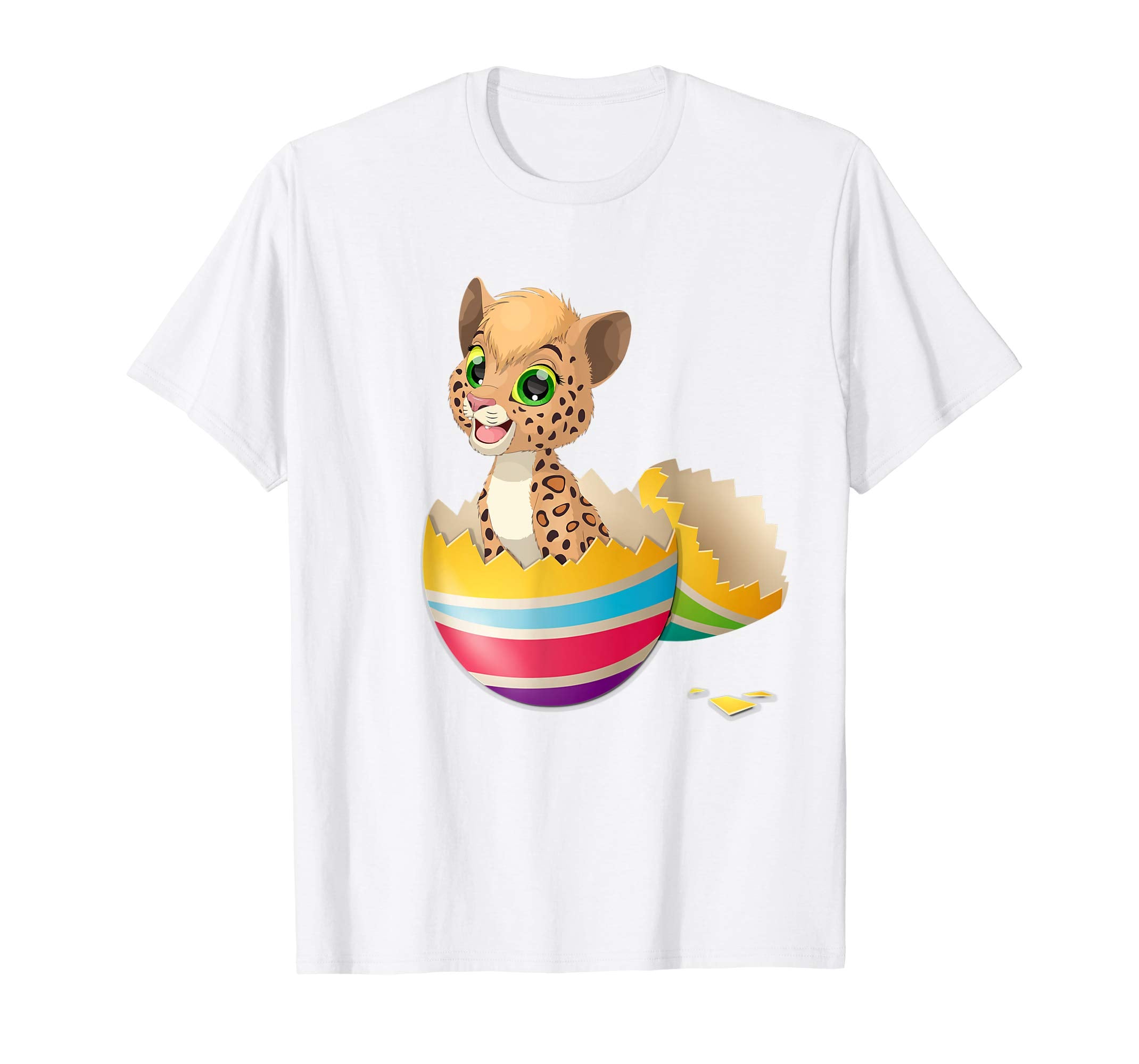 Baby Leopard Hatching From Easter Egg Easter Day Shirt