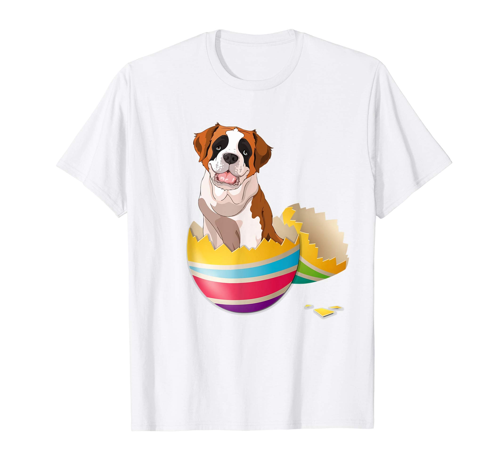 Saint Bernard Hatching From Easter Egg Easter Day Shirt