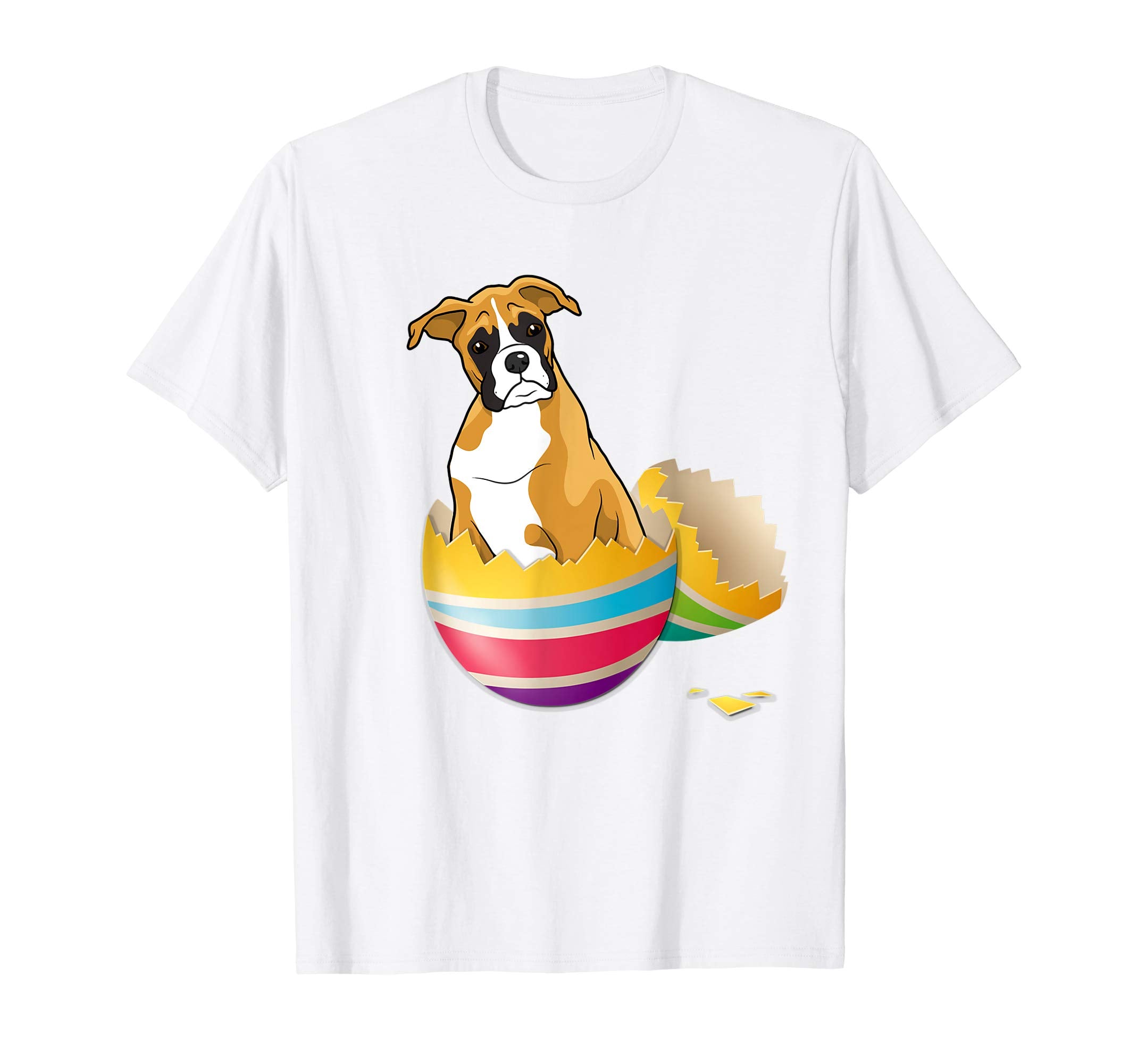 Boxer Hatching From Easter Egg Easter Day Shirt