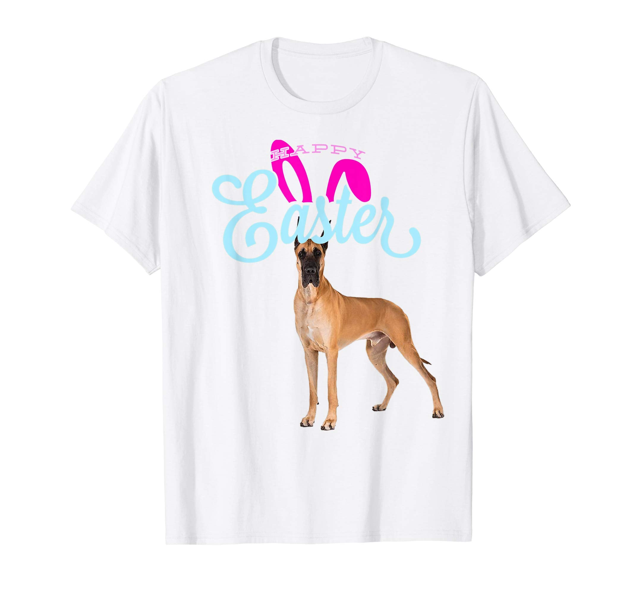 Easter Bunny Great Dane Tshirt Dog Men Women Gift Easter Day
