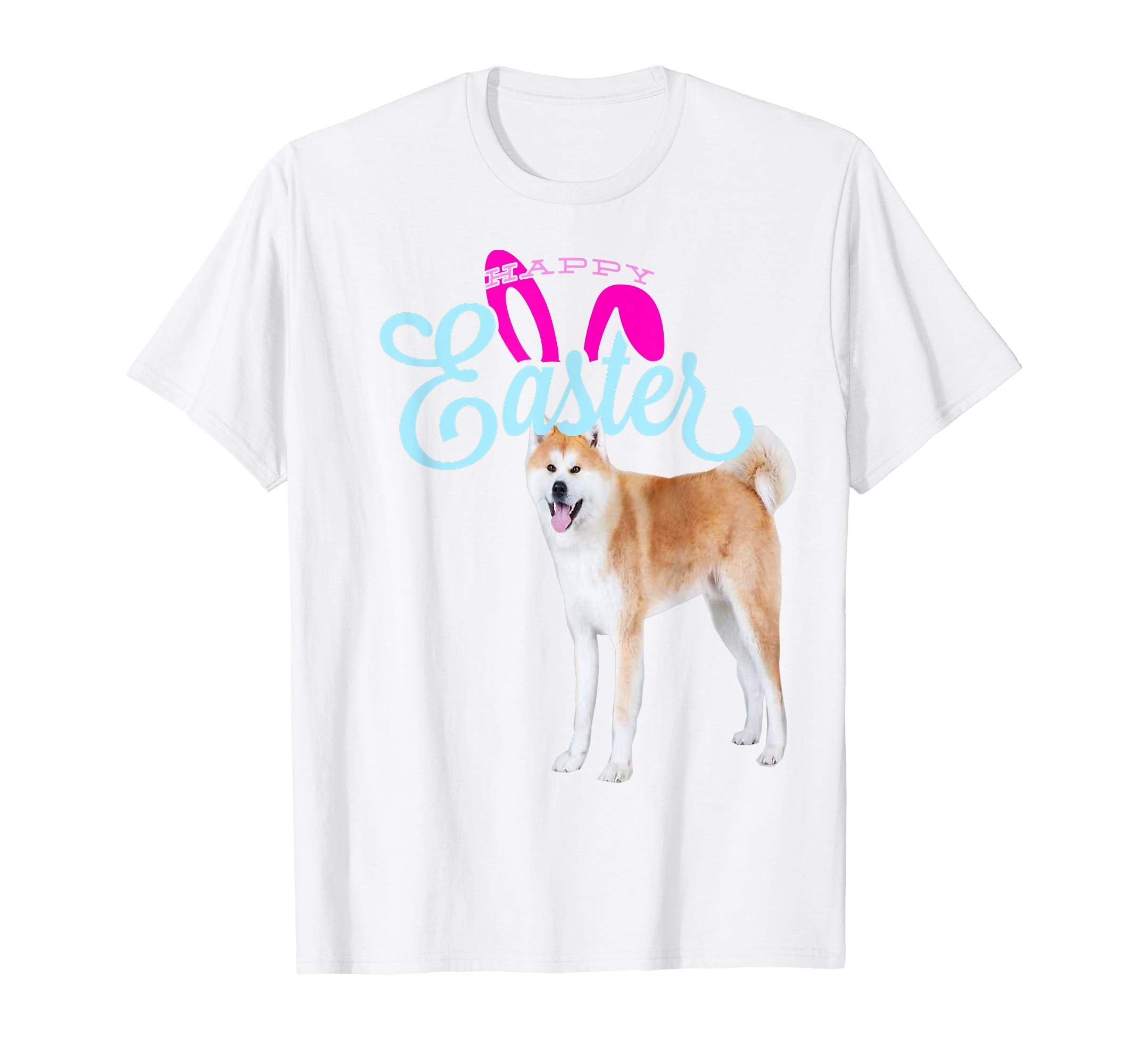 Easter Bunny Akita Tshirt Dog Men Women Gift Easter Day