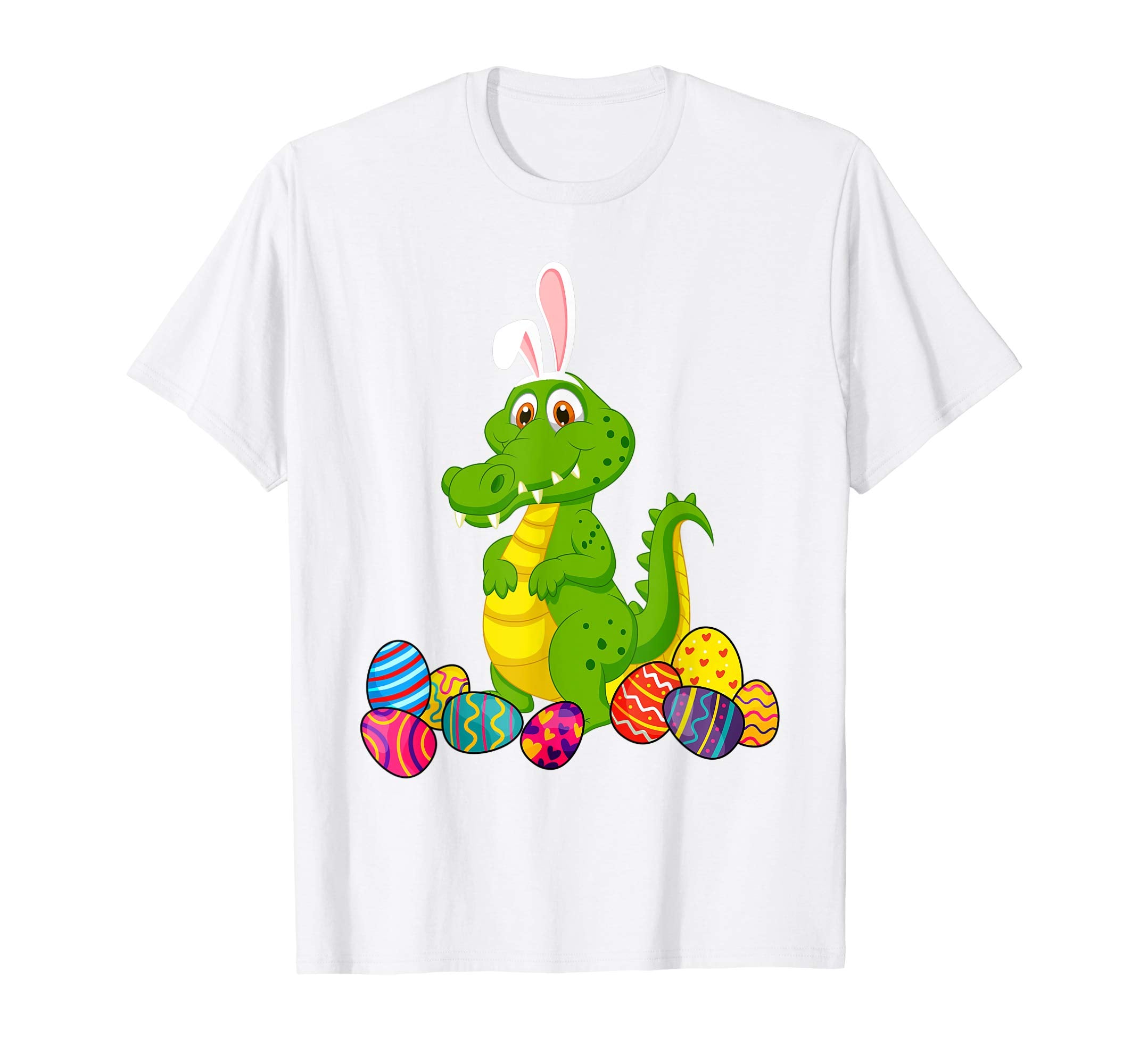 Crocodile Bunny Ear With Egg Easter Easter Day Shirt