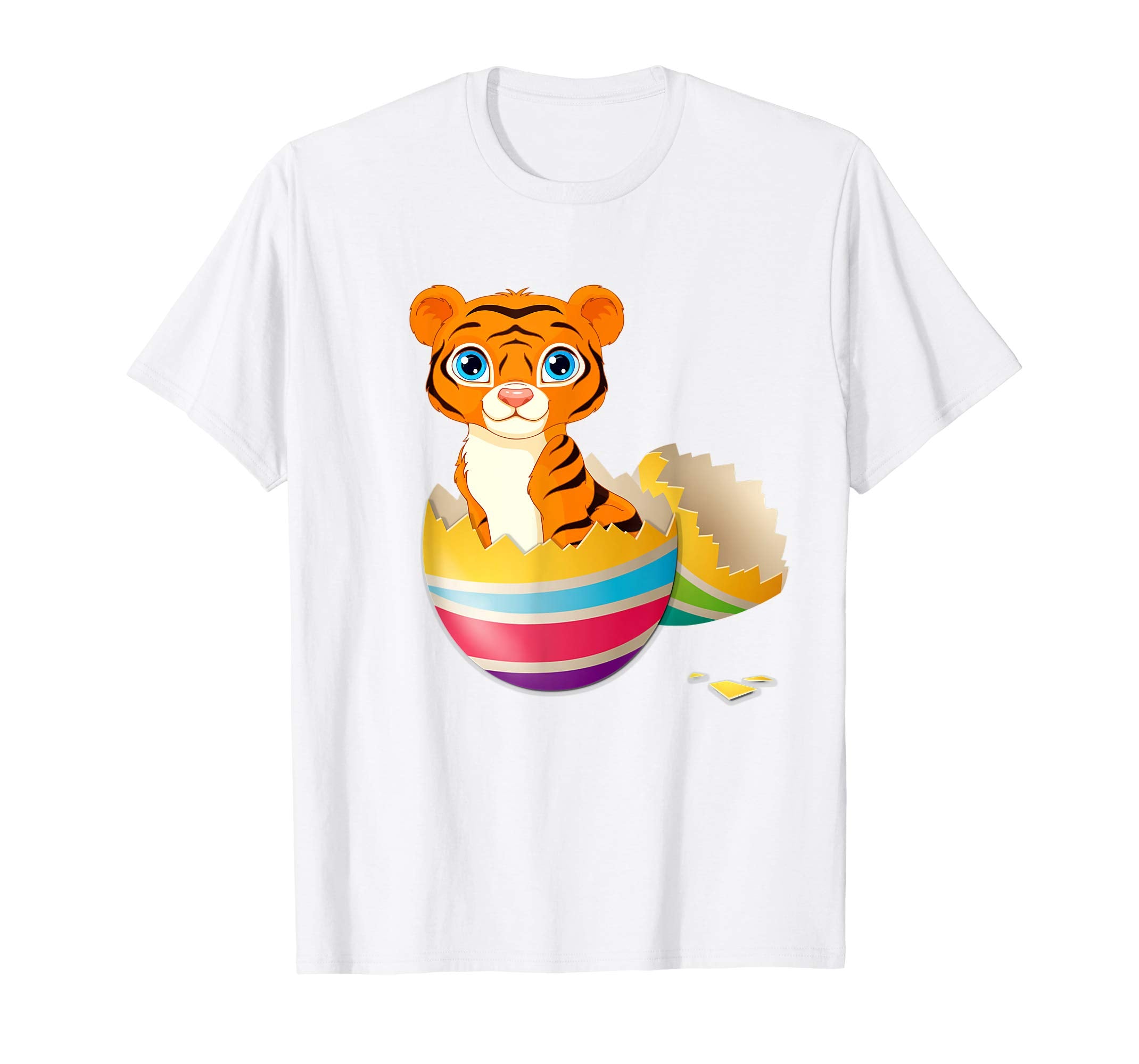 Baby Tiger Hatching From Easter Egg Easter Day Shirt