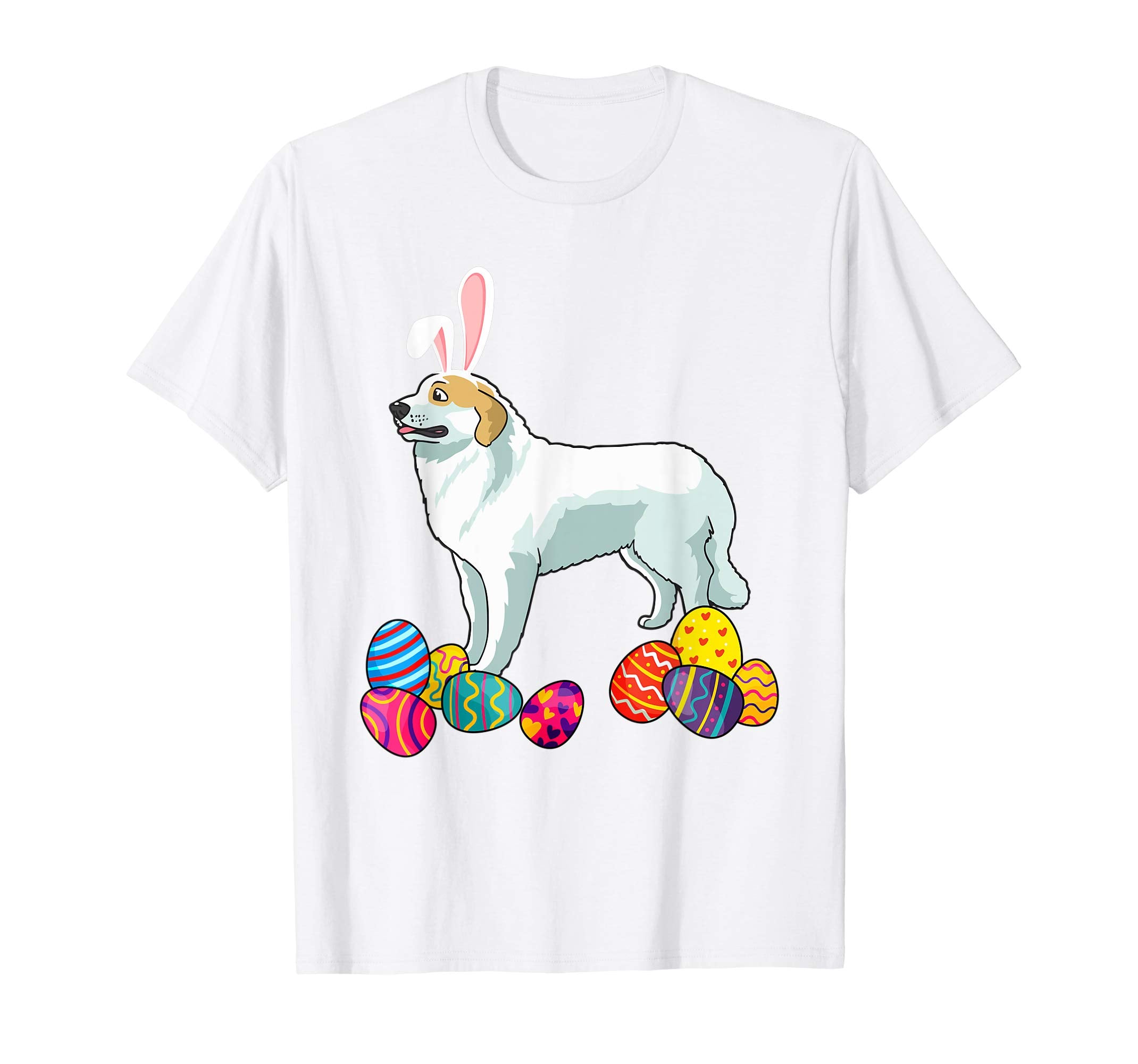 Great Pyrenees Bunny Ear With Egg Easter Easter Day Shirt
