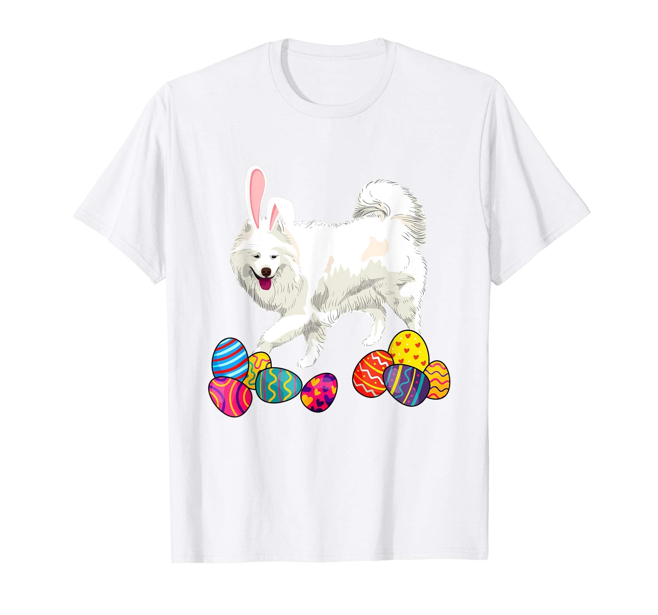 Samoyed Bunny Ear With Egg Easter Easter Day Shirt