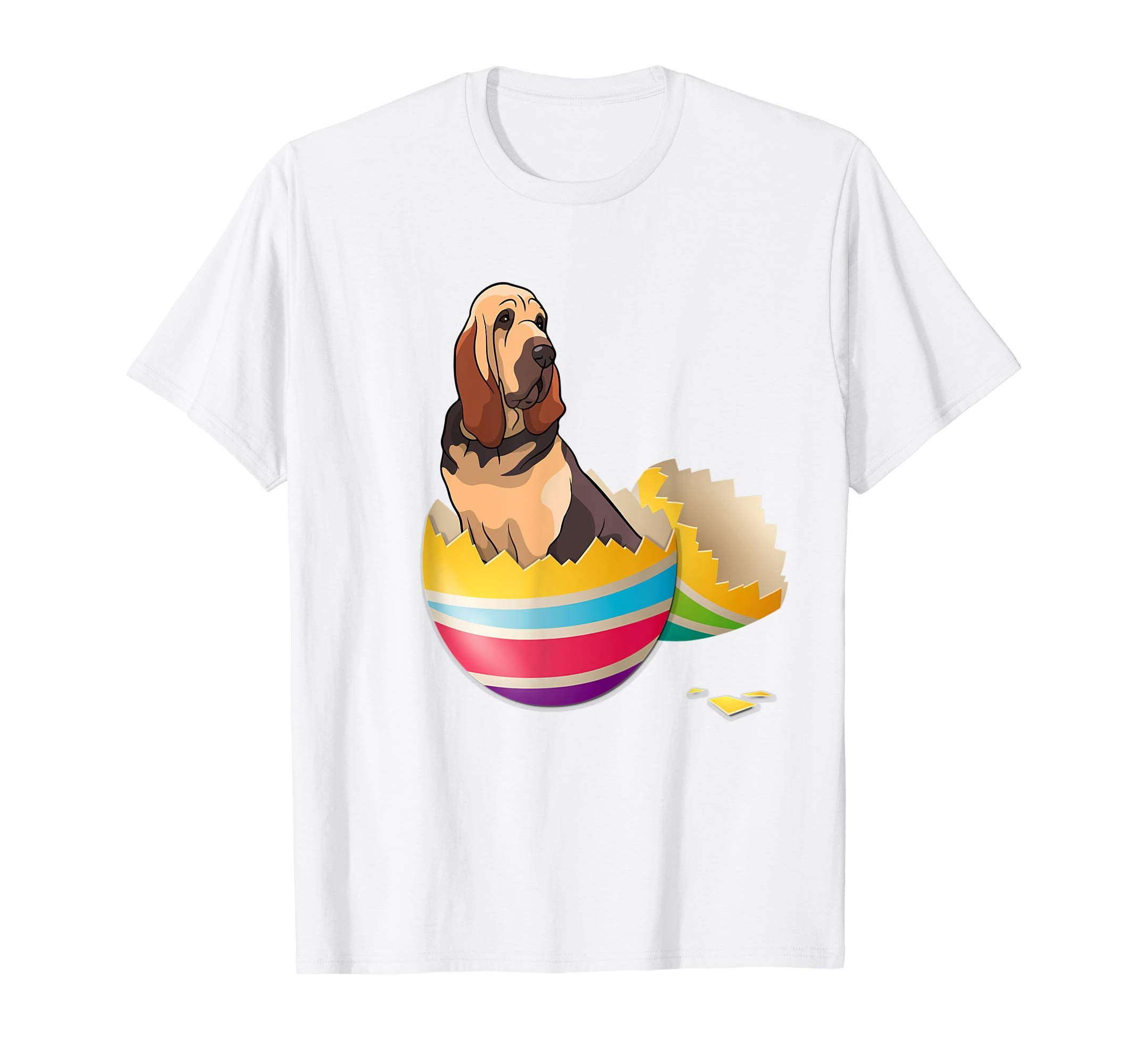 Bloodhound Hatching From Easter Egg Easter Day Shirt