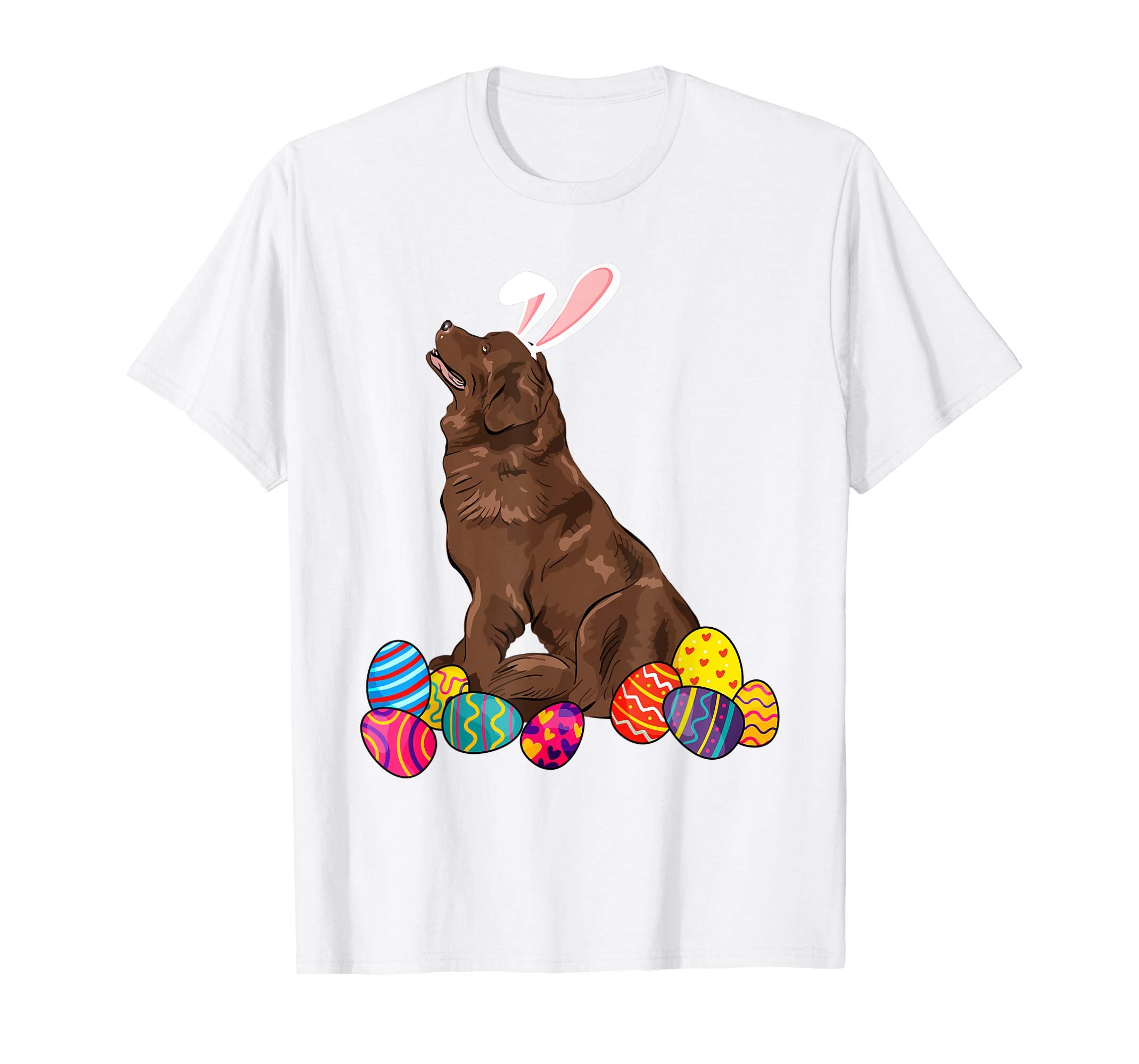 Newfoundland Bunny Ear With Egg Easter Easter Day Shirt