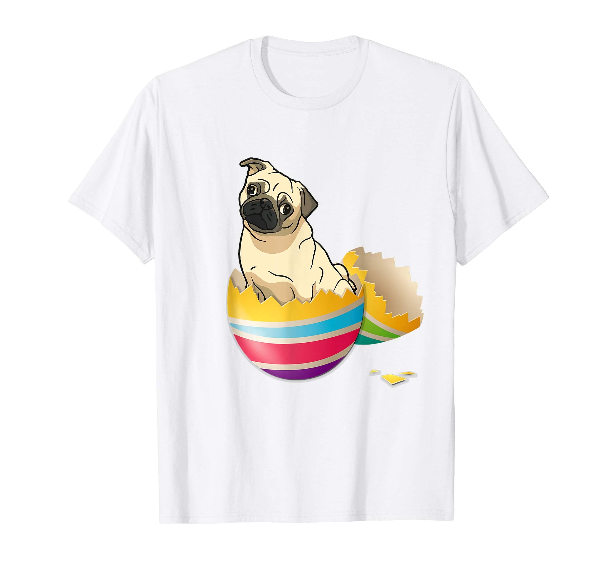 Pug Hatching From Easter Egg Easter Day Shirt