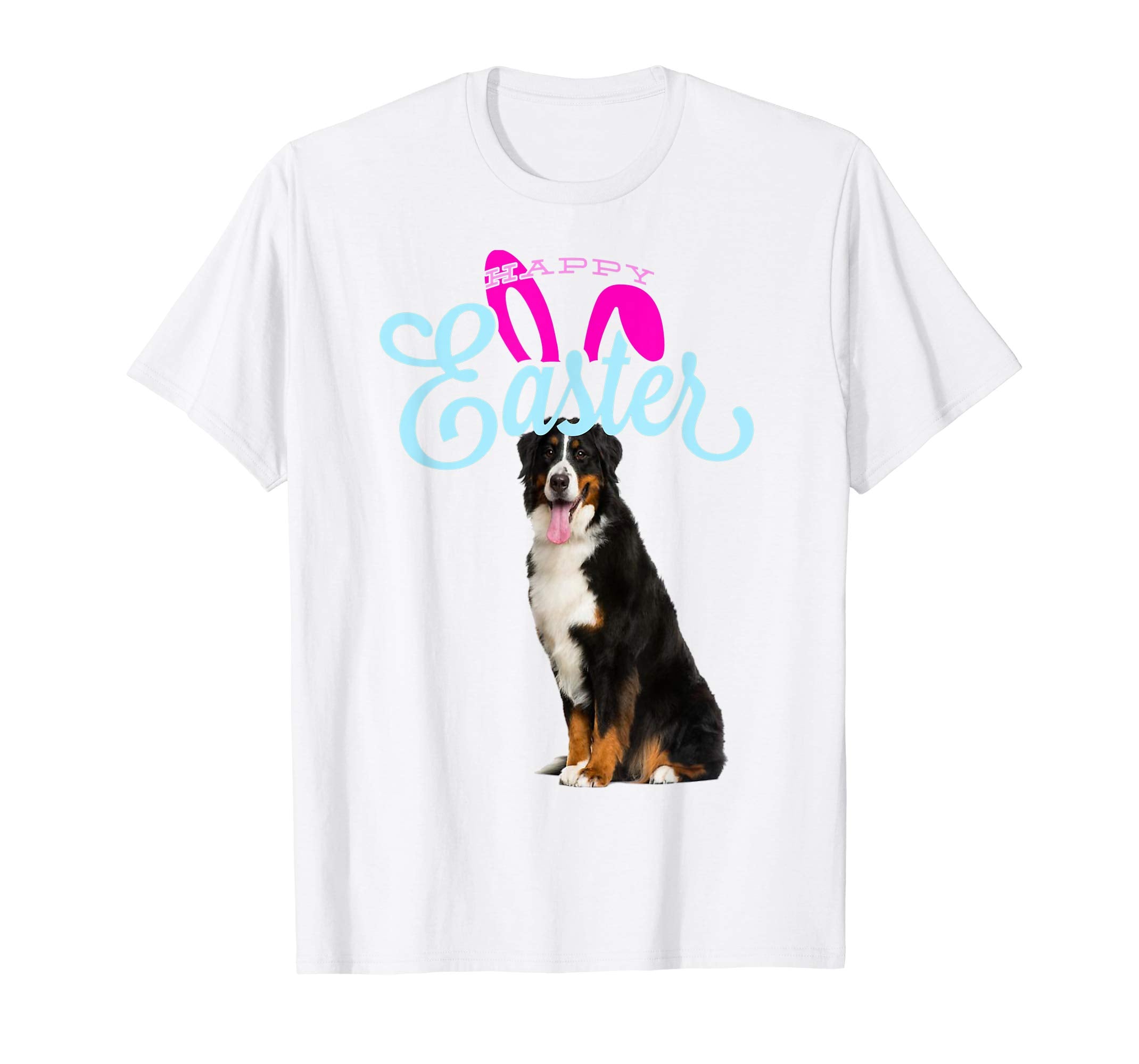 Easter Bunny Bernese Mountain Tshirt Dog Men Women Gift