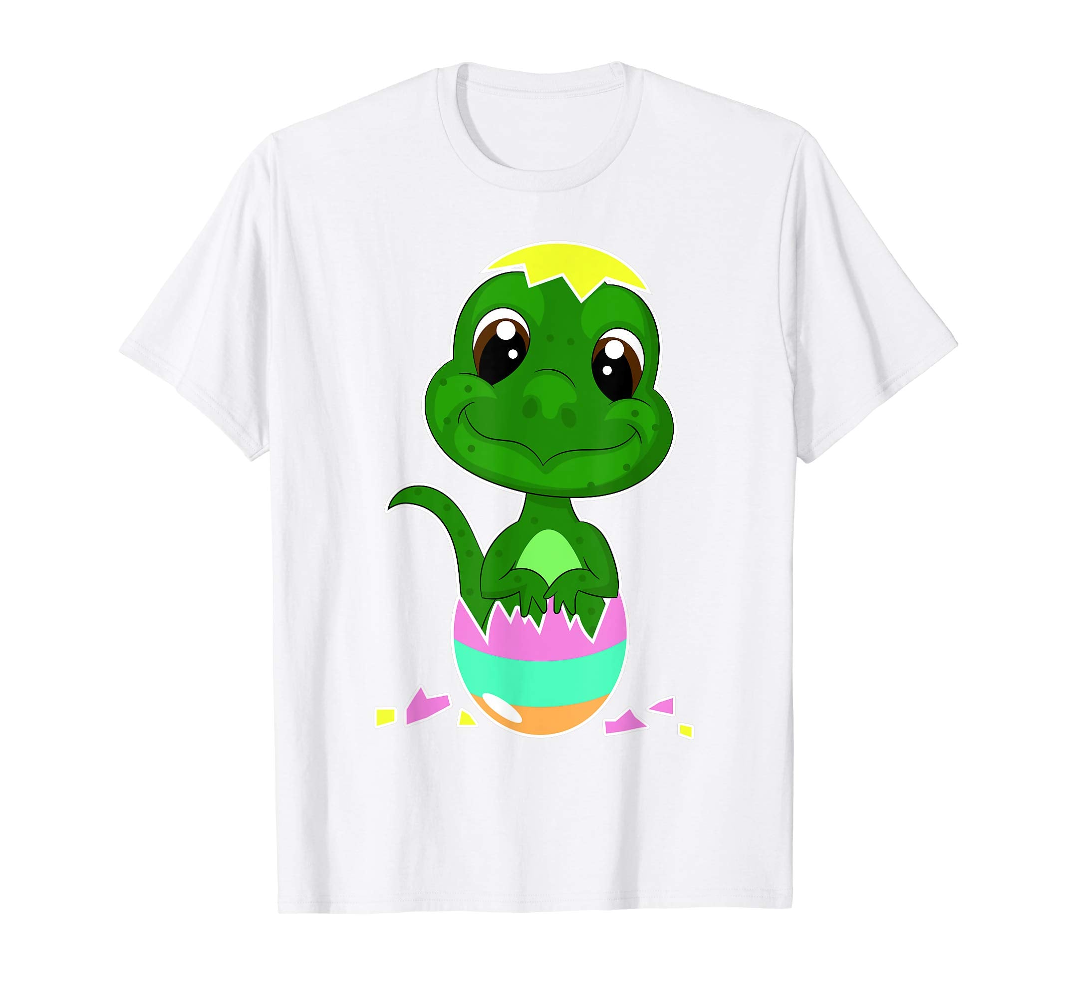Dinosaur T-Shirt Easter Eggs Bunny Eggs Easter Dino Cartoon