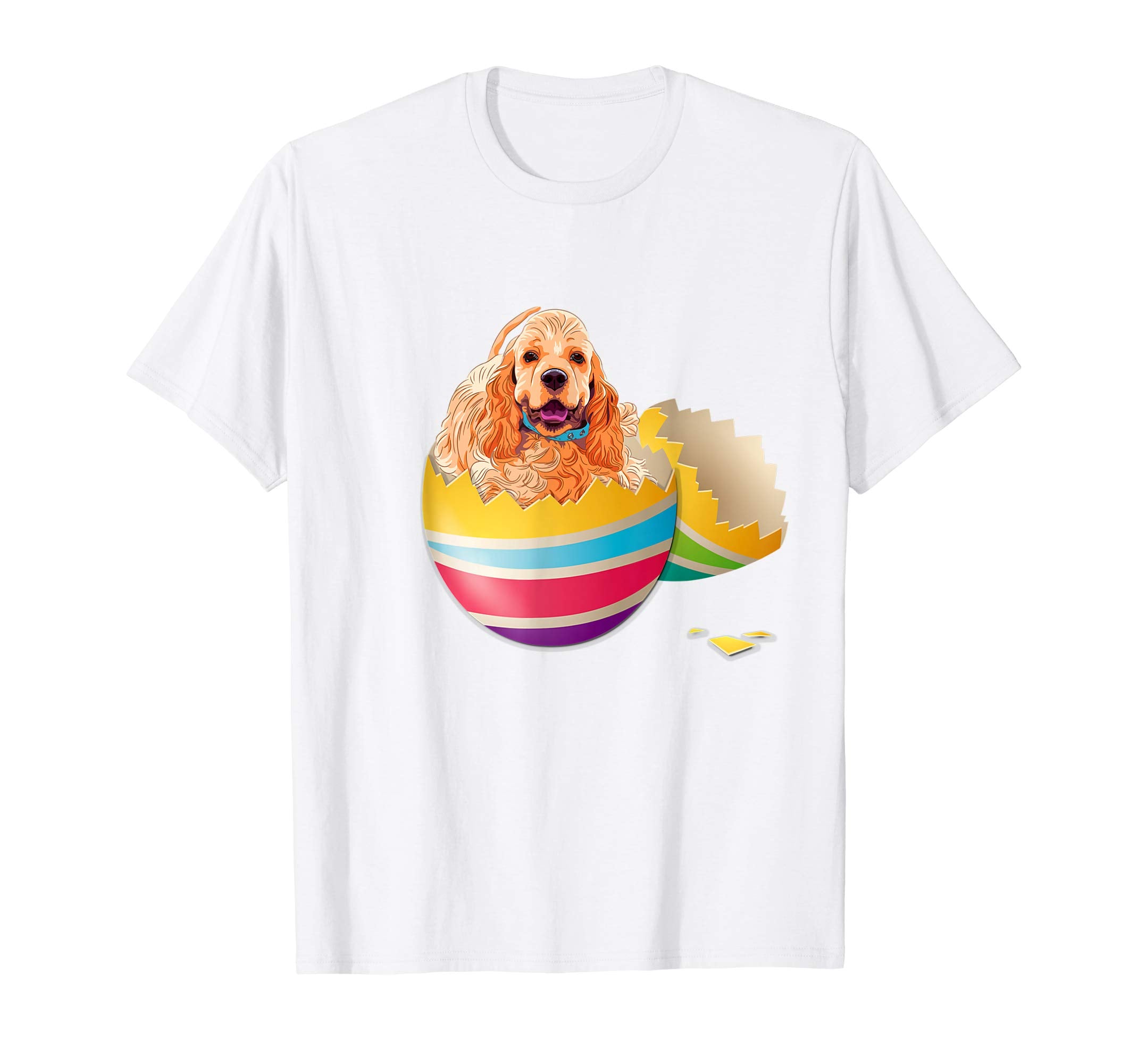 Cocker Spaniel Hatching From Easter Egg Easter Day Shirt