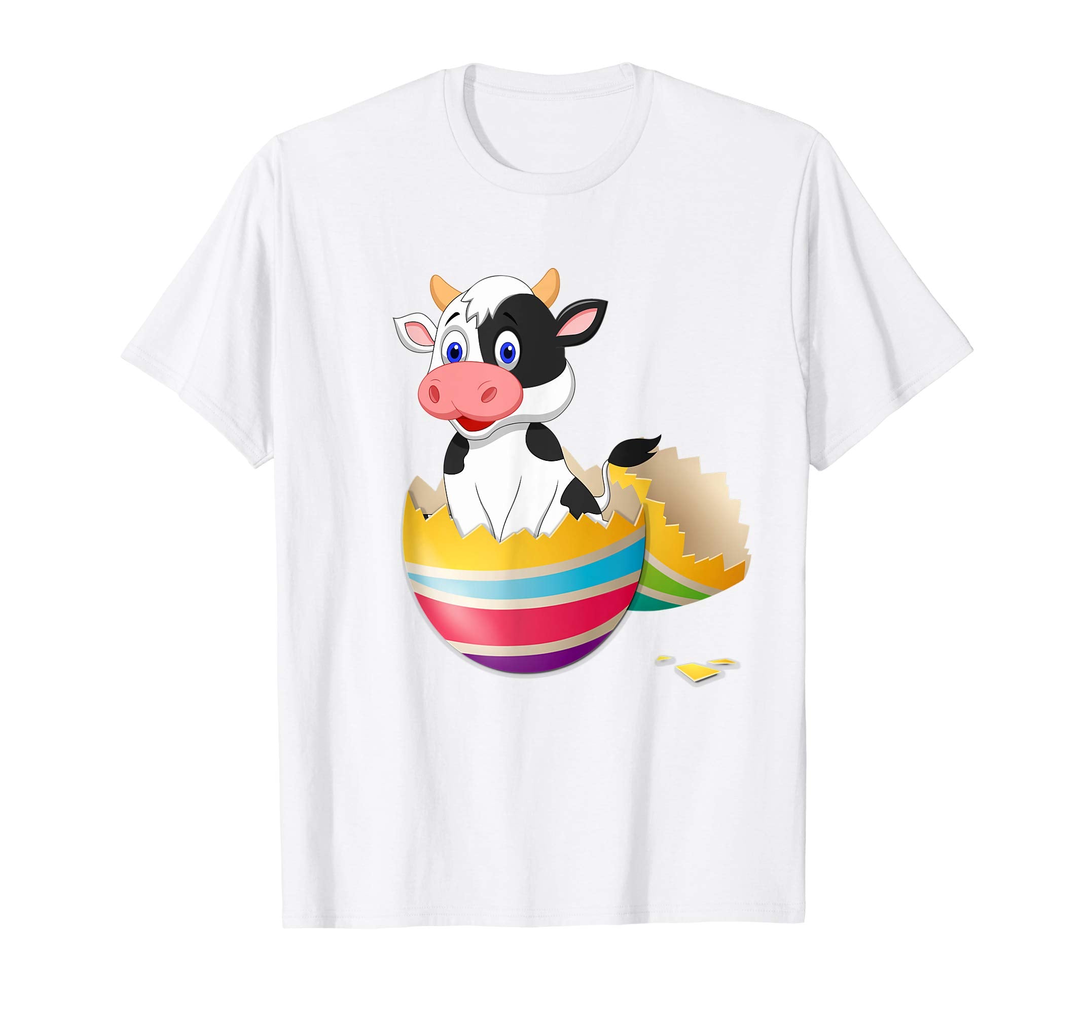 Baby Cow Hatching From Easter Egg Easter Day Shirt