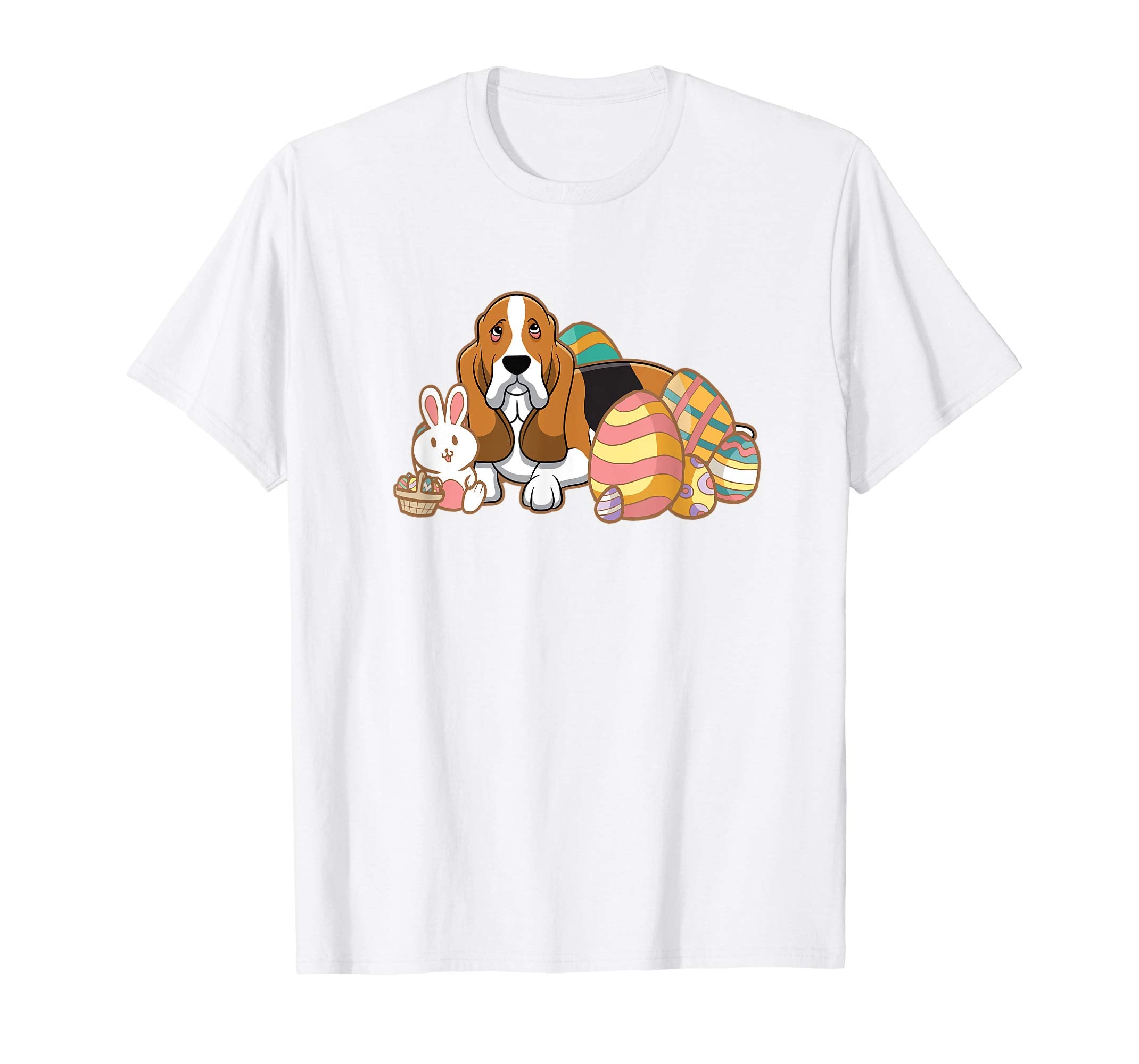Easter Basset Hound Dog T-Shirt Gift