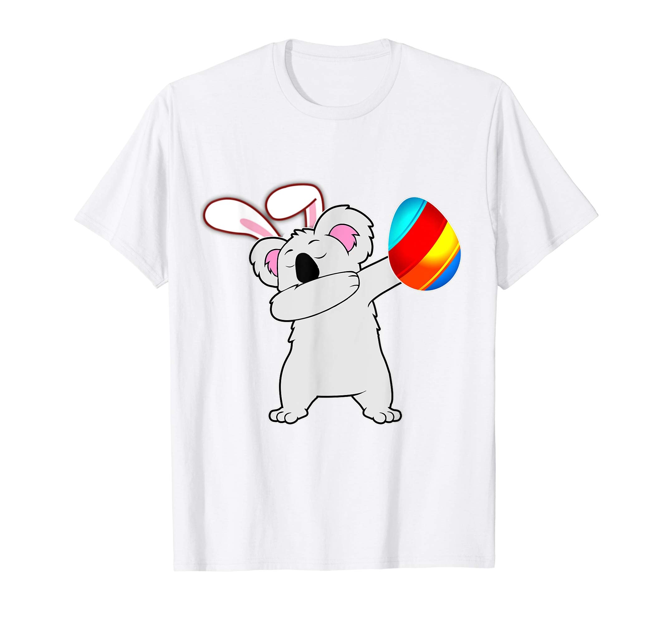 Easter Bunny Dabbing Koala Bear Tshirt Egg Ears Animal Gift