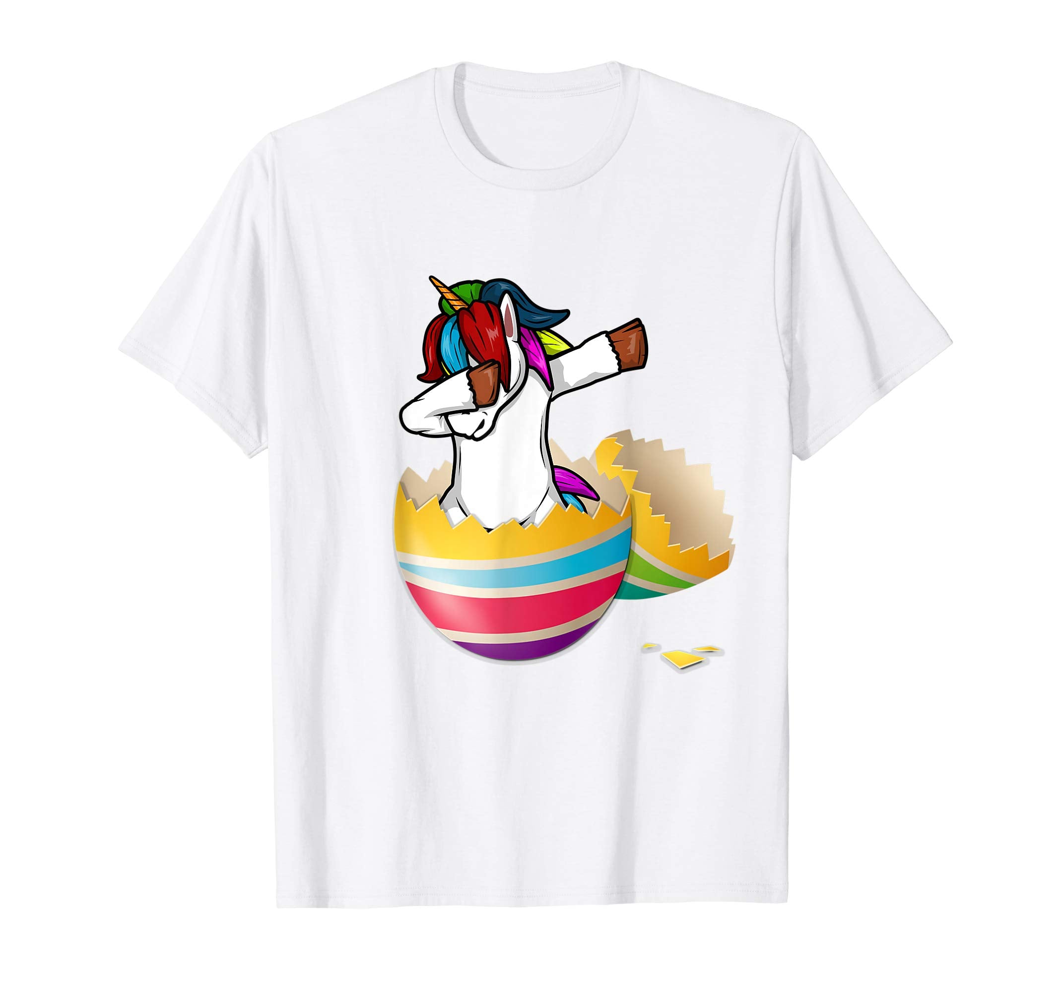 Unicorn Dabbing Easter Eggs Easter Day Shirt