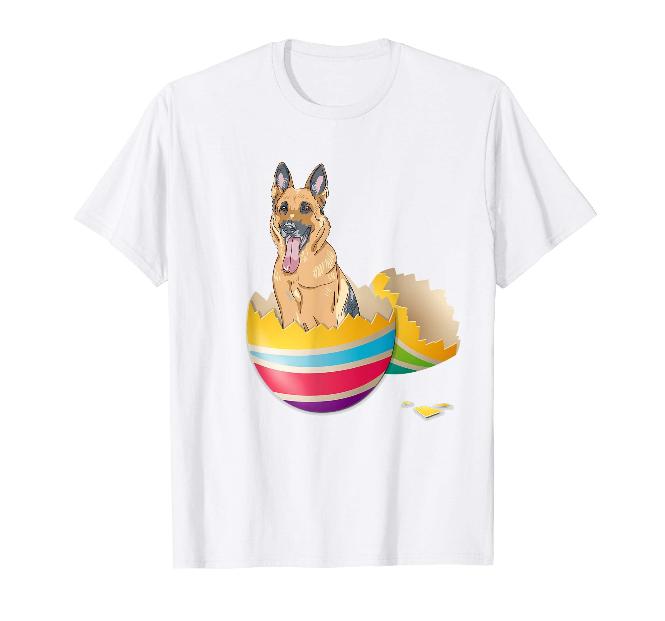 German Shepherd Hatching From Easter Egg Easter Day Shirt