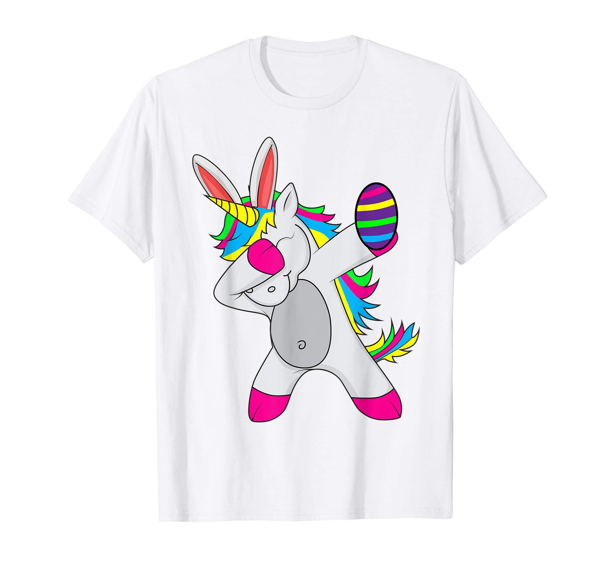 Funny Dainty Dabbing Easter Unicorn Bunny Shirt Gift