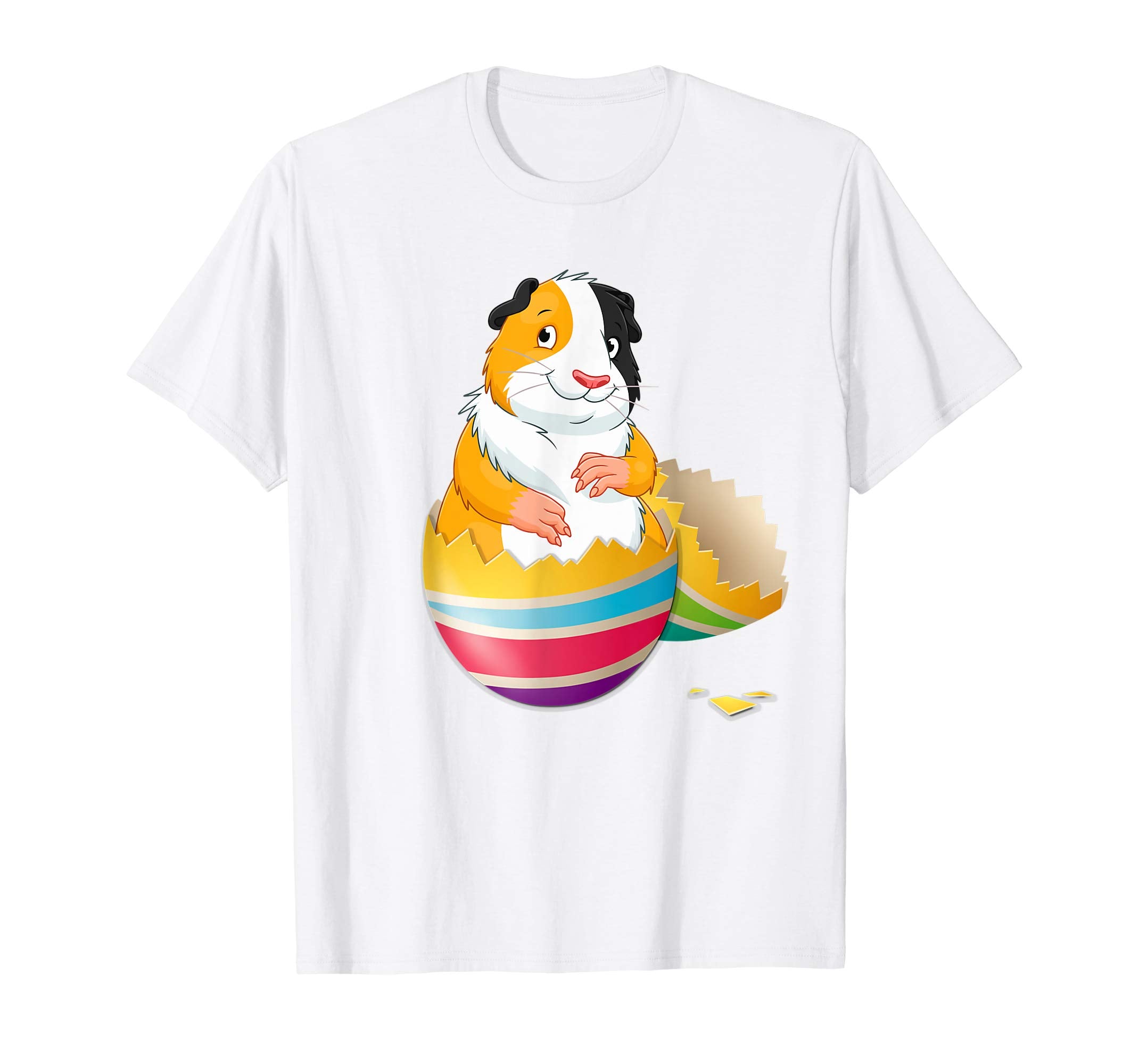 Baby Guinea Pig Hatching From Easter Egg Easter Day Shirt