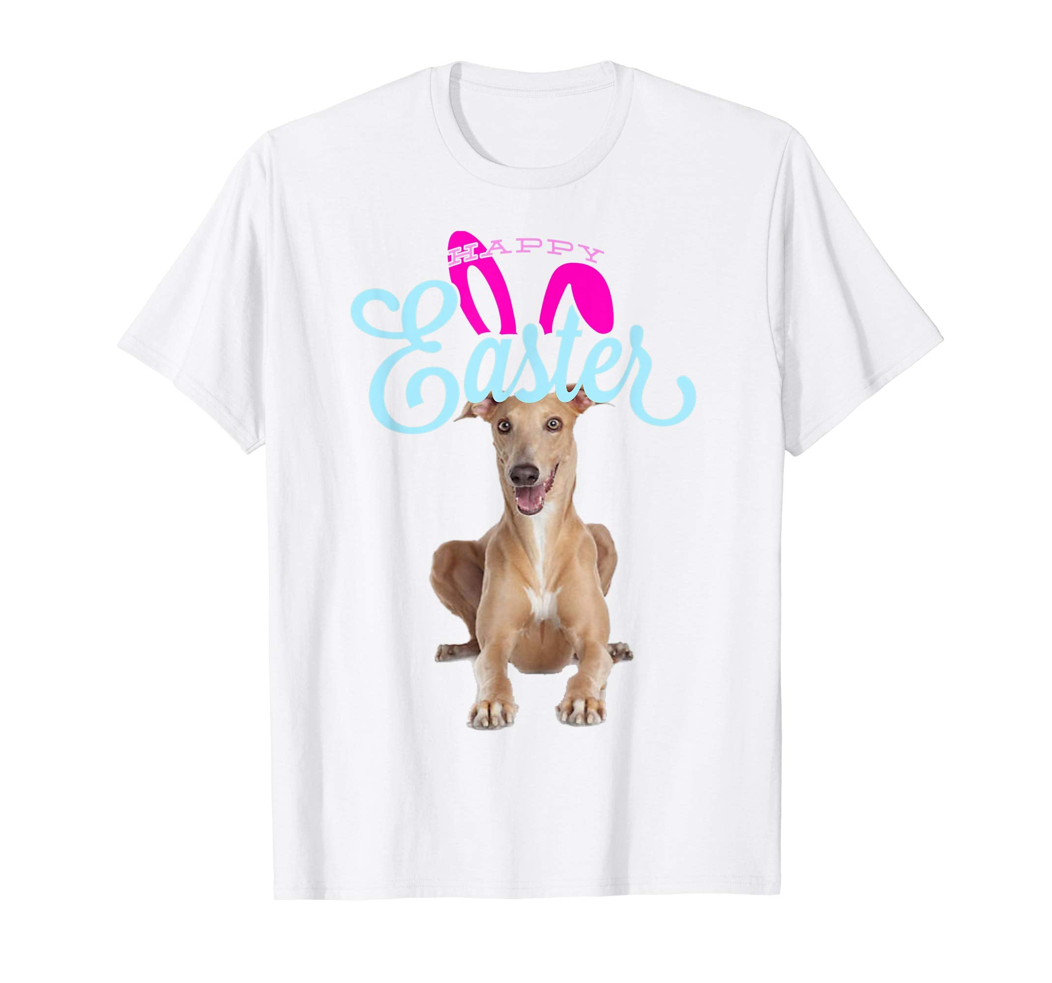 Easter Bunny Greyhound Tshirt Dog Men Women Easter Gift