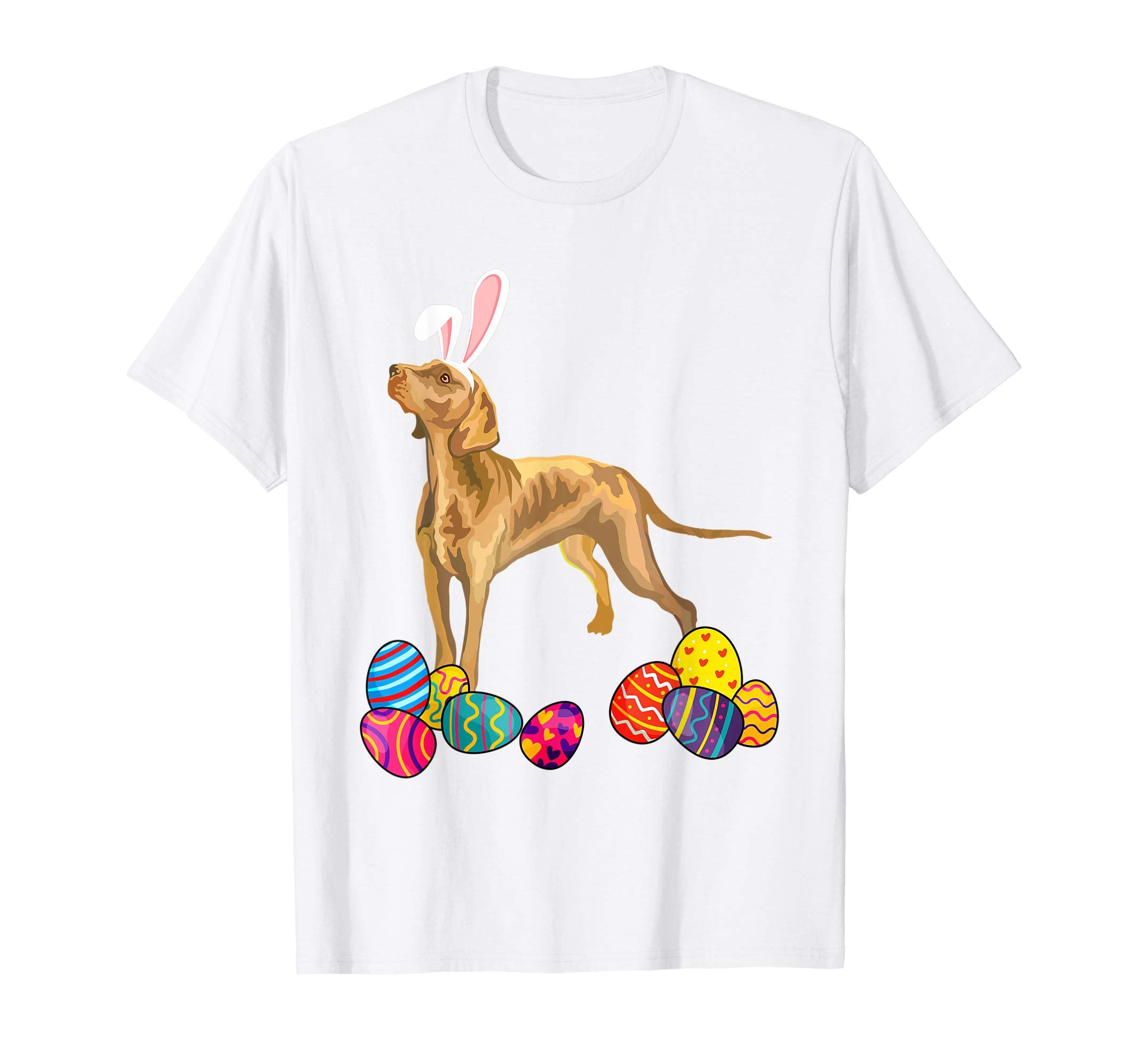 Weimaraner Bunny Ear With Egg Easter Easter Day Shirt
