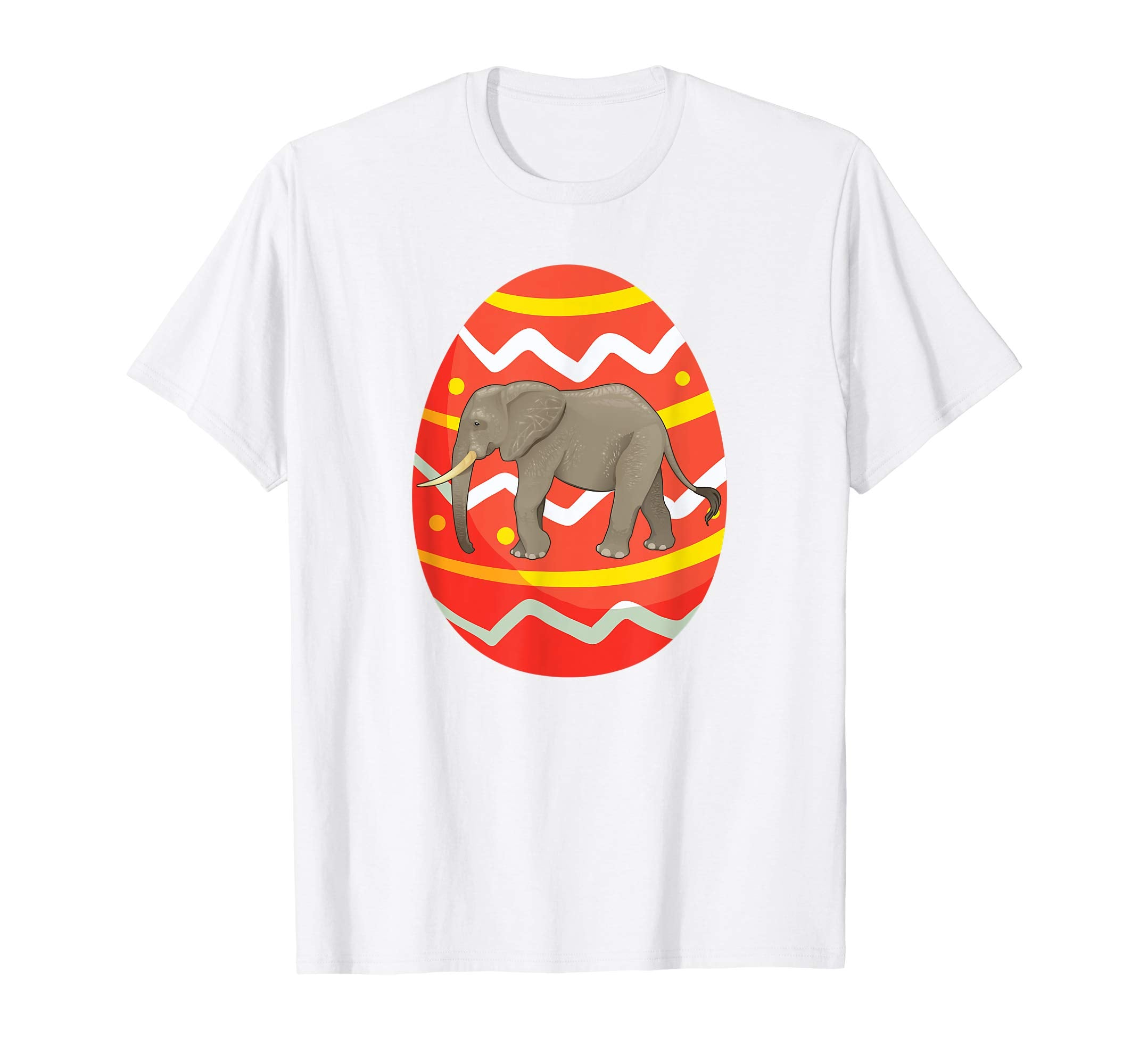 Happy Easter Egg Elephant Bunny T-Shirt for Kids Boys Girls