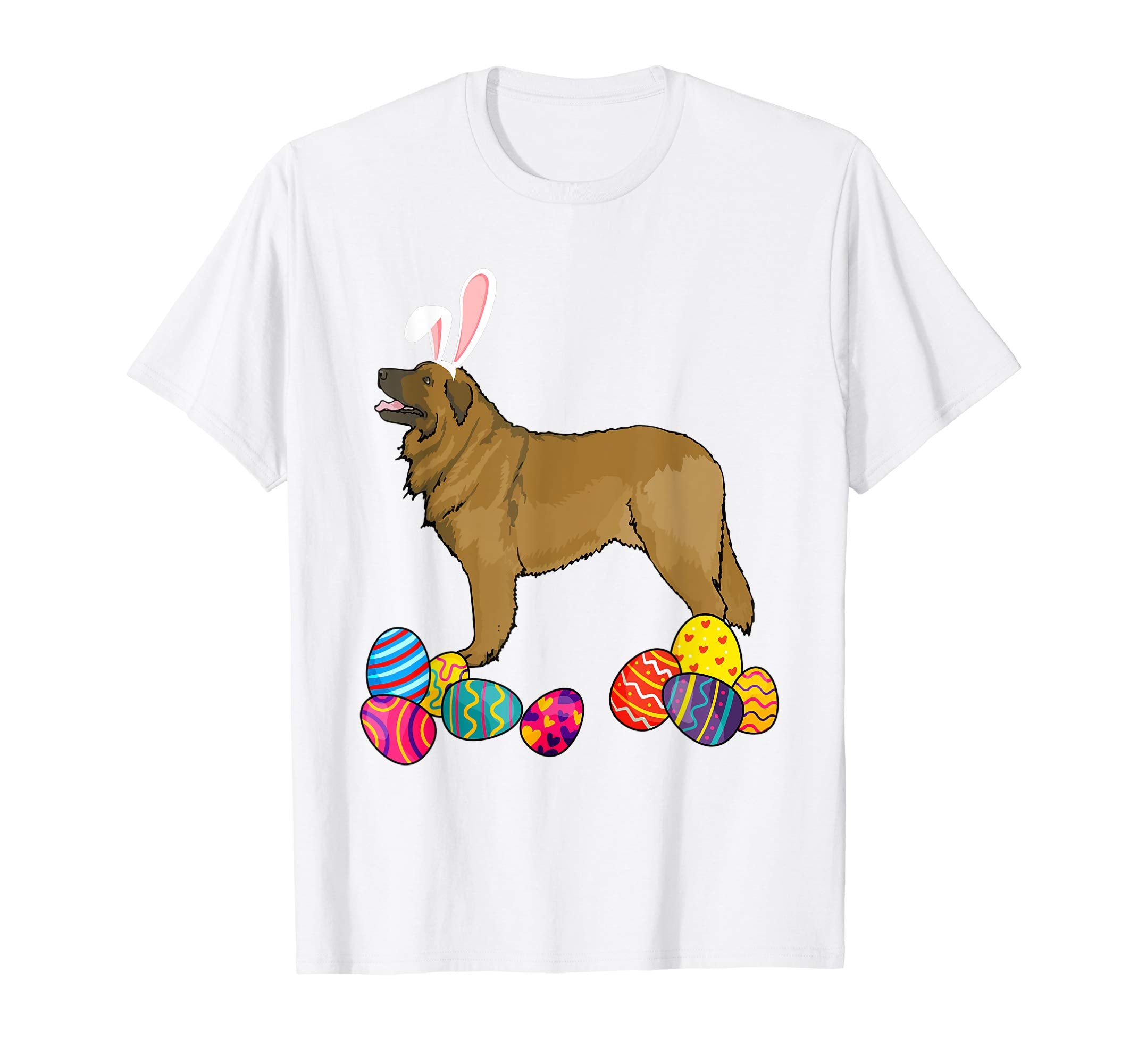 Leonberger Bunny Ear With Egg Easter Easter Day Shirt