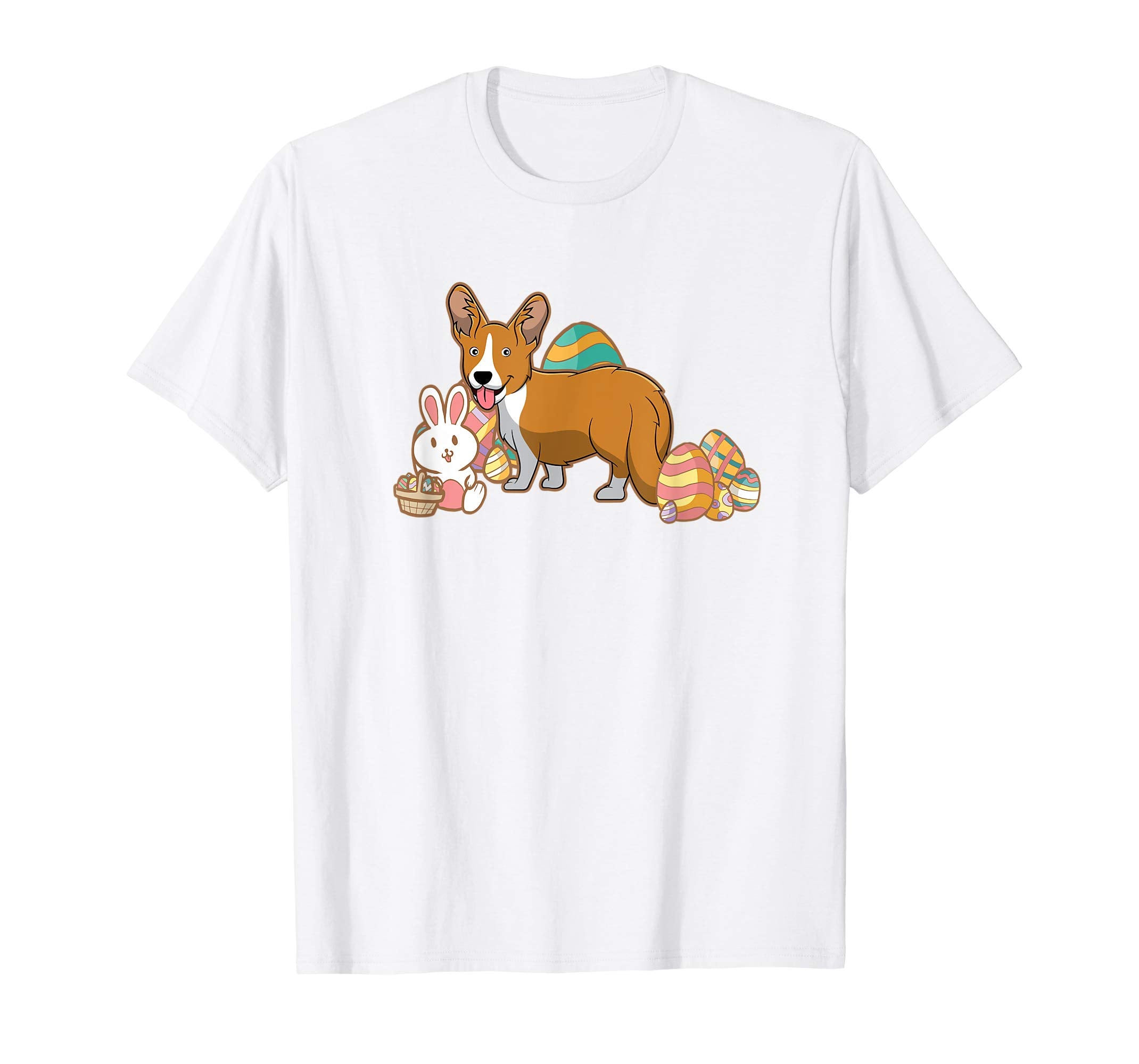 Easter Cardigan Welsh Corgi Dog T-Shirt Gift