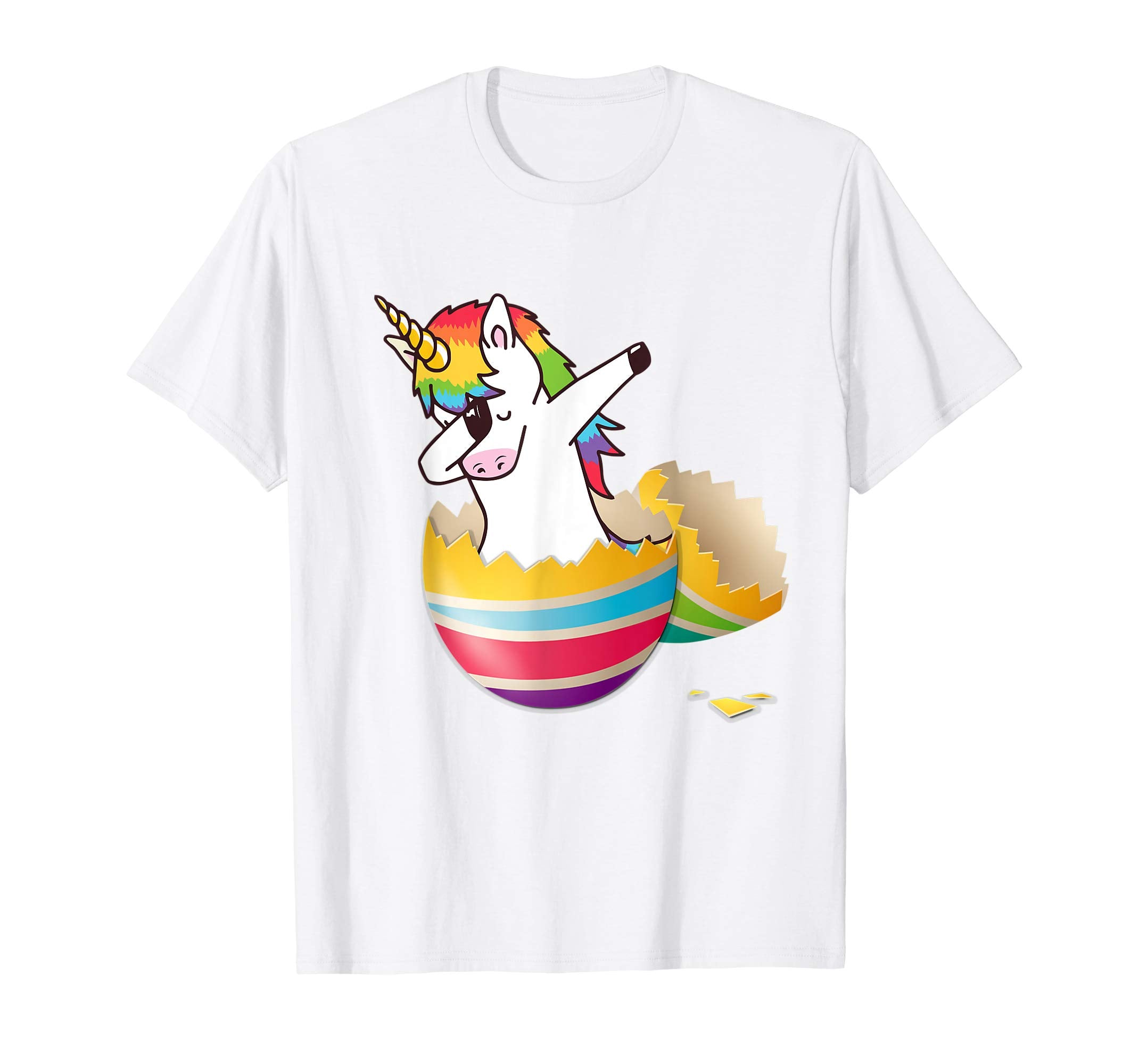 Unicorn Dabbing Easter Eggs Easter Day Shirt