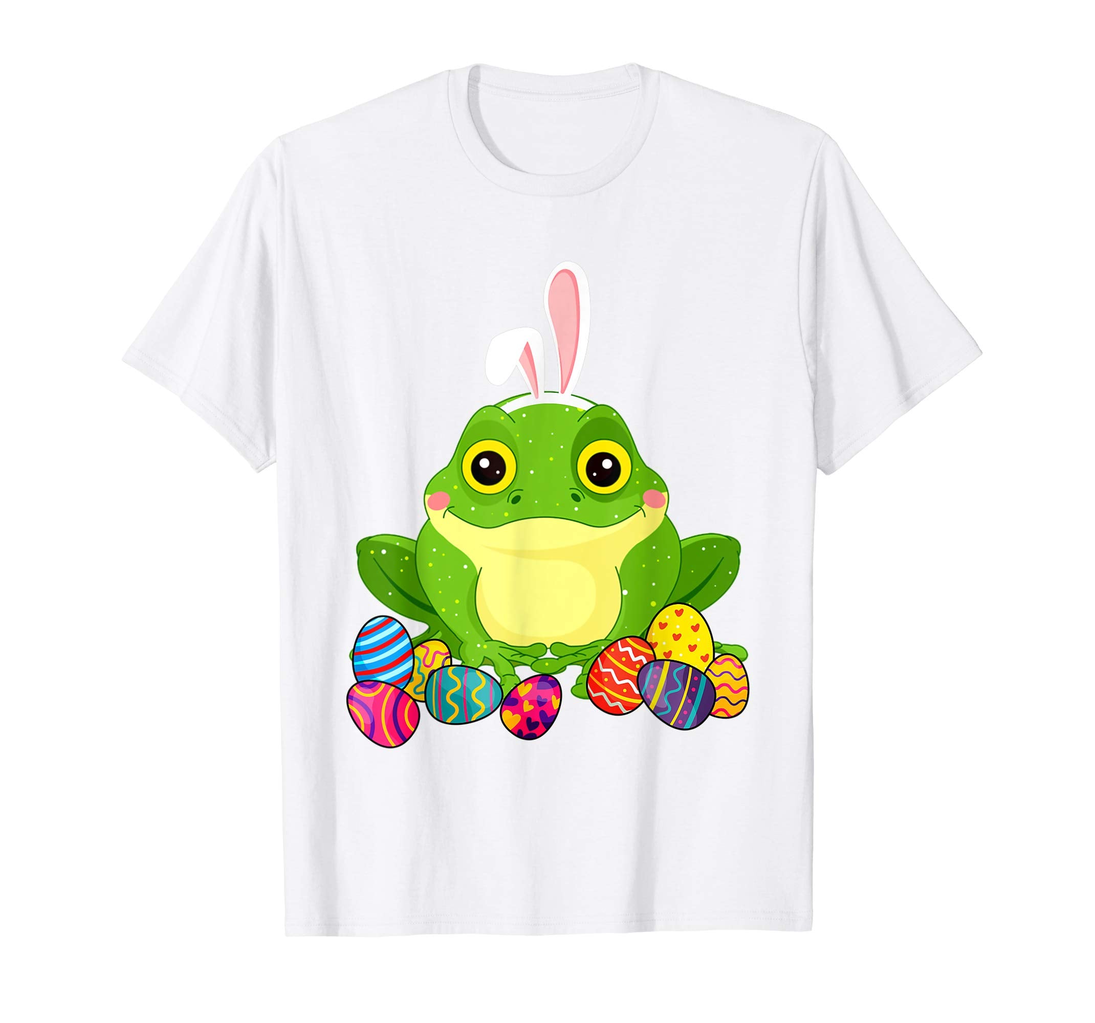 Frog Bunny Ear With Egg Easter Easter Day Shirt
