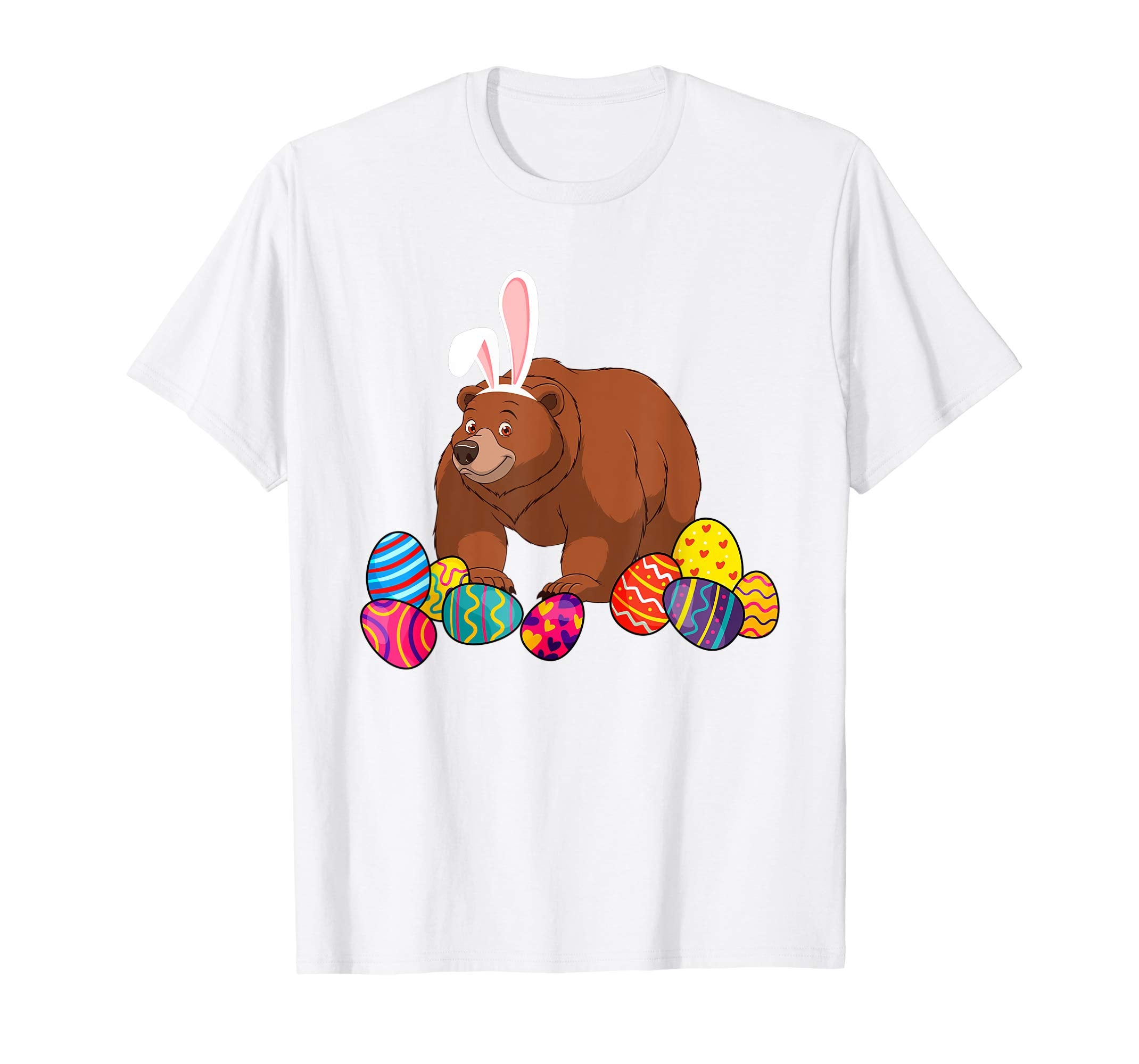 Bear Bunny Ear With Egg Easter Easter Day Shirt
