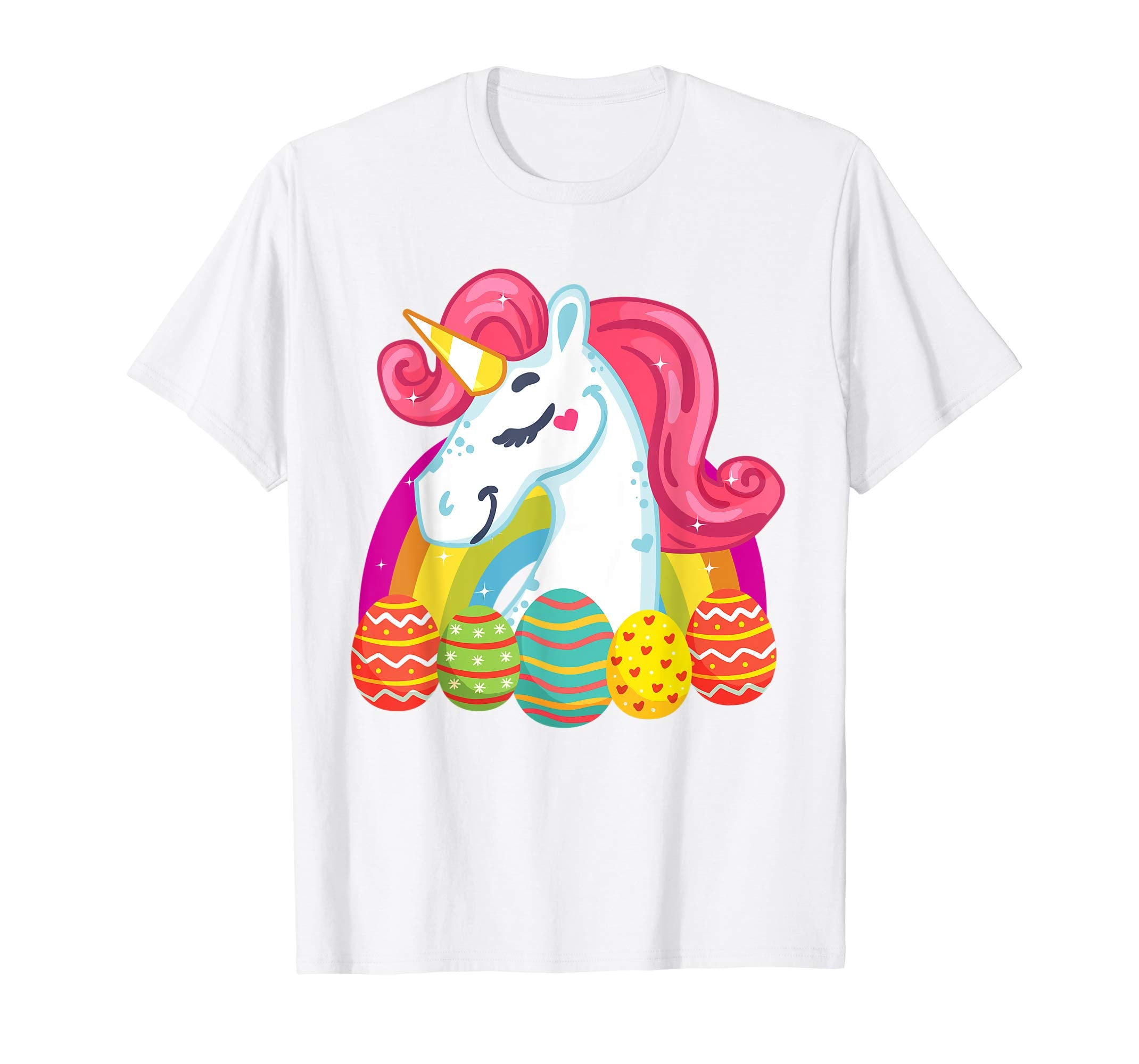 Cute Unicorn Easter Egg T-Shirt for Mom Daughter