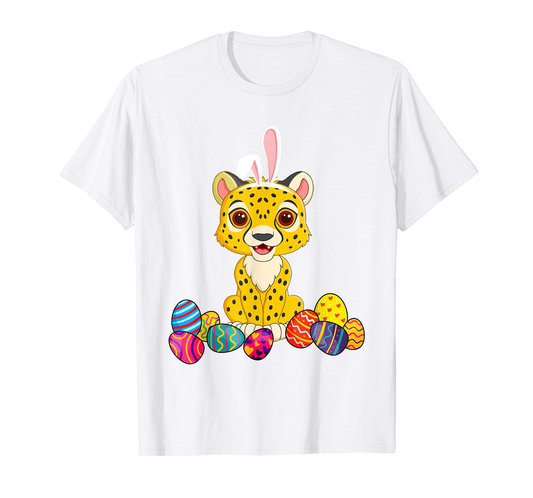 Cheetah Bunny Ear With Egg Easter Easter Day Shirt