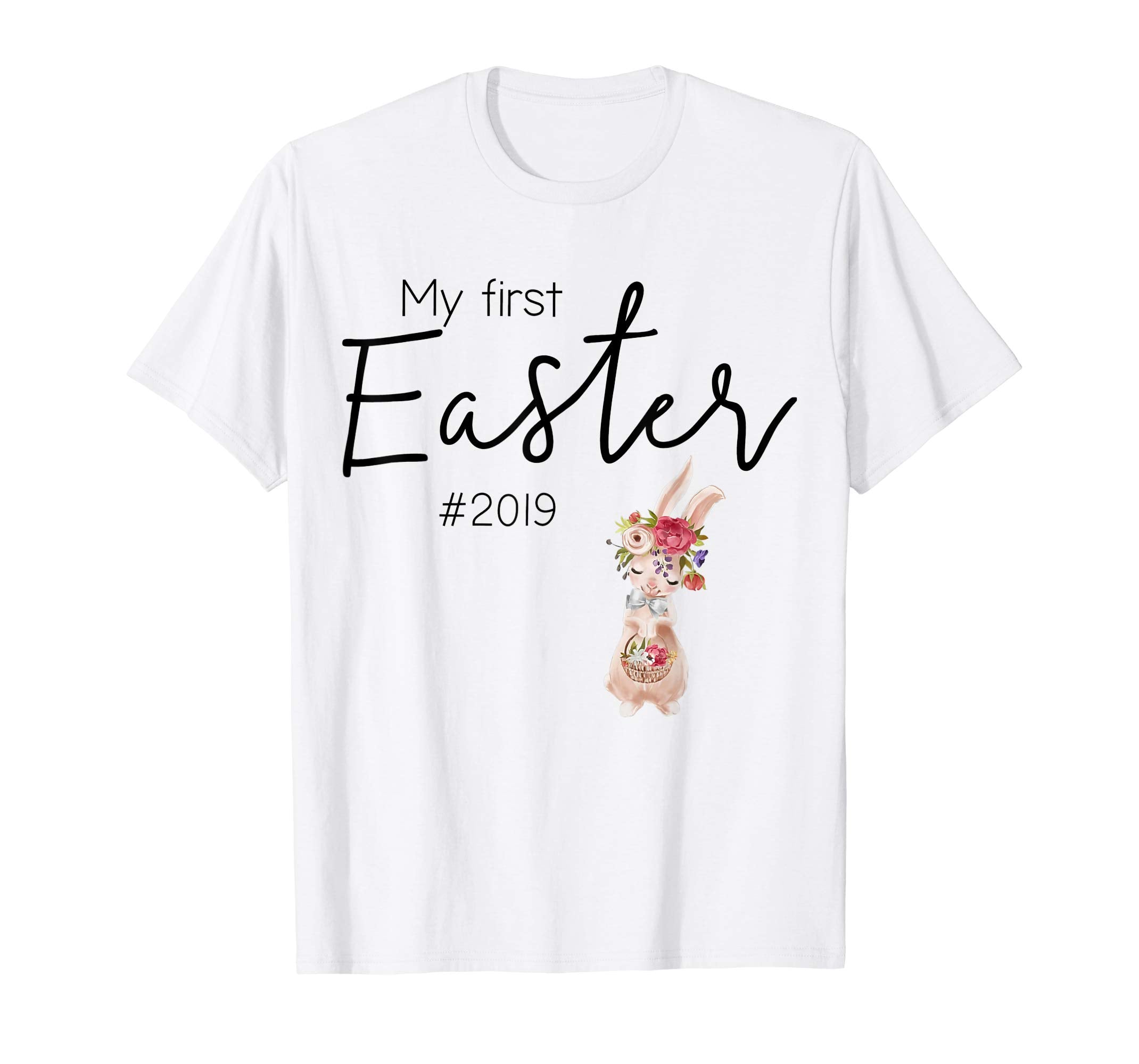 My First Easter Girl shirt Peeps Baby Easter Bunny T shirt