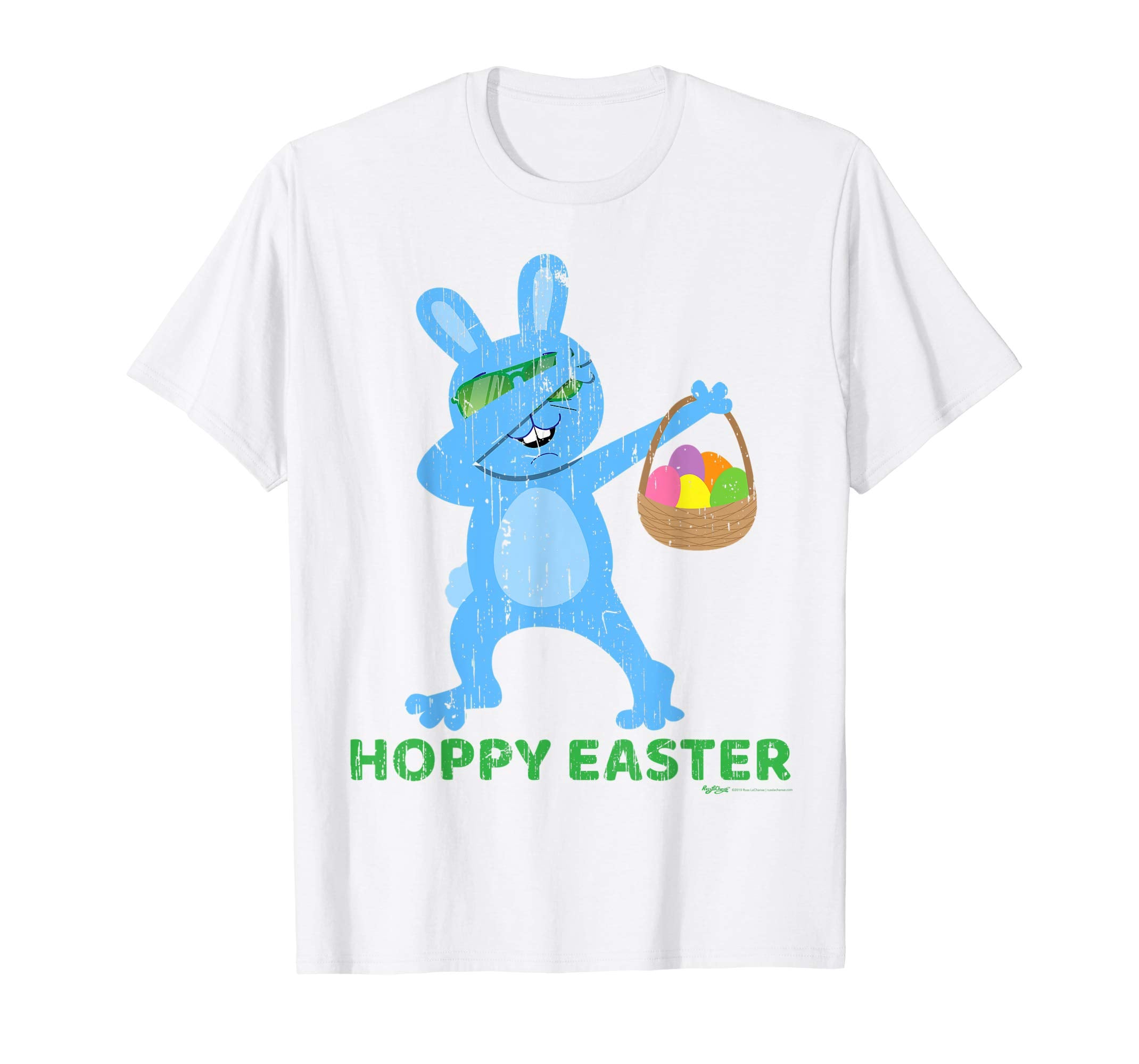 Vintage Hoppy Easter Bunny Dab Dance T Shirt