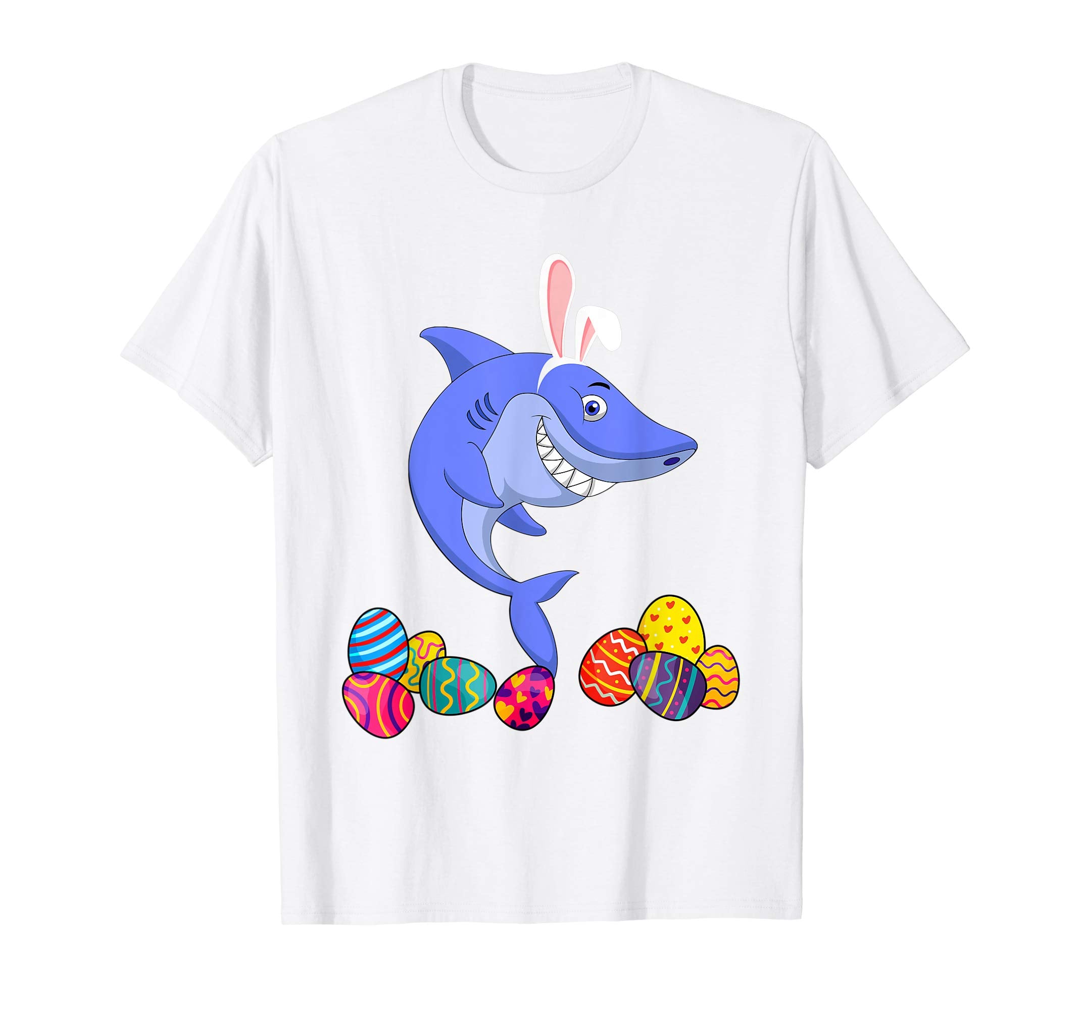 Shark Bunny Ear With Egg Easter Easter Day Shirt