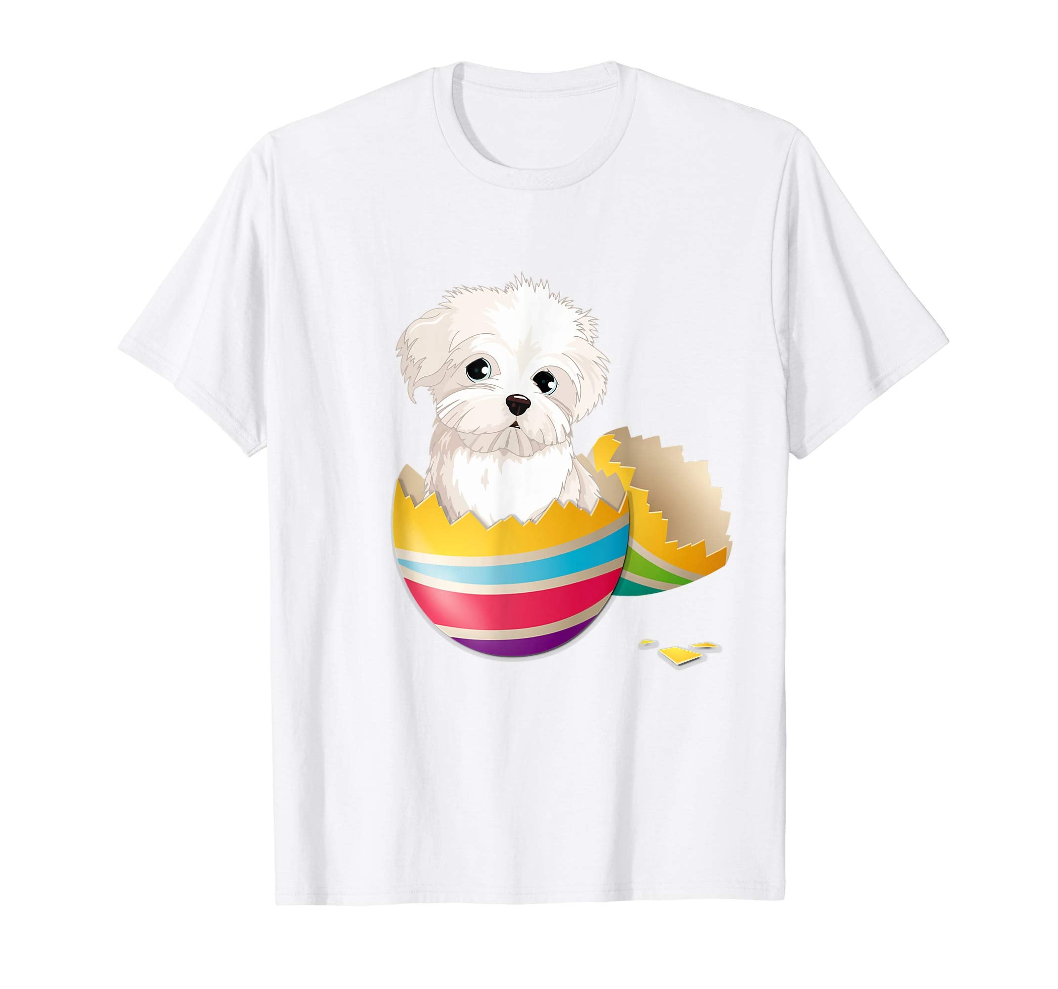 Maltese Hatching From Easter Egg Easter Day Shirt