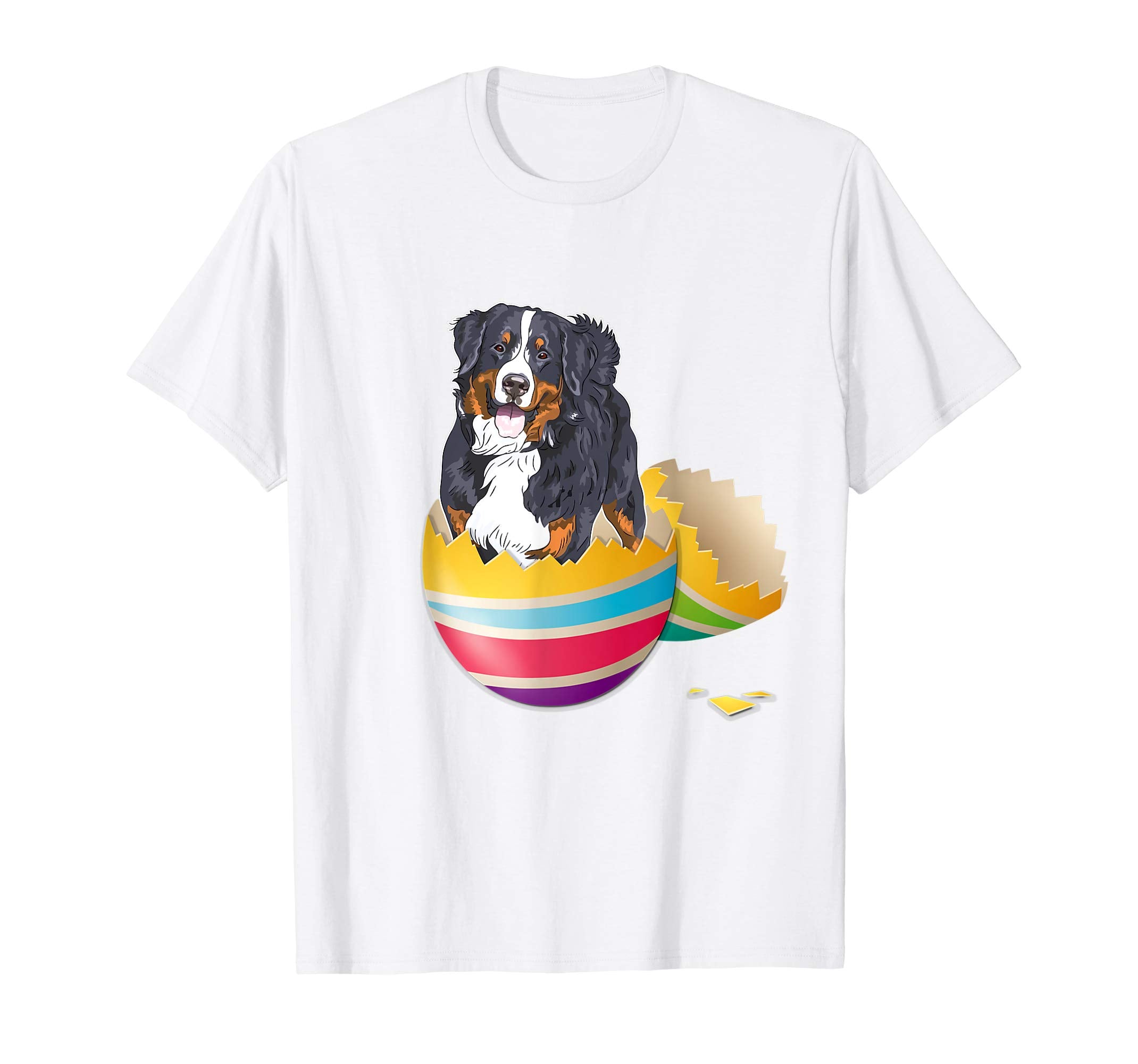 Bernese Mountain Hatching From Easter Egg Easter Day Shirt