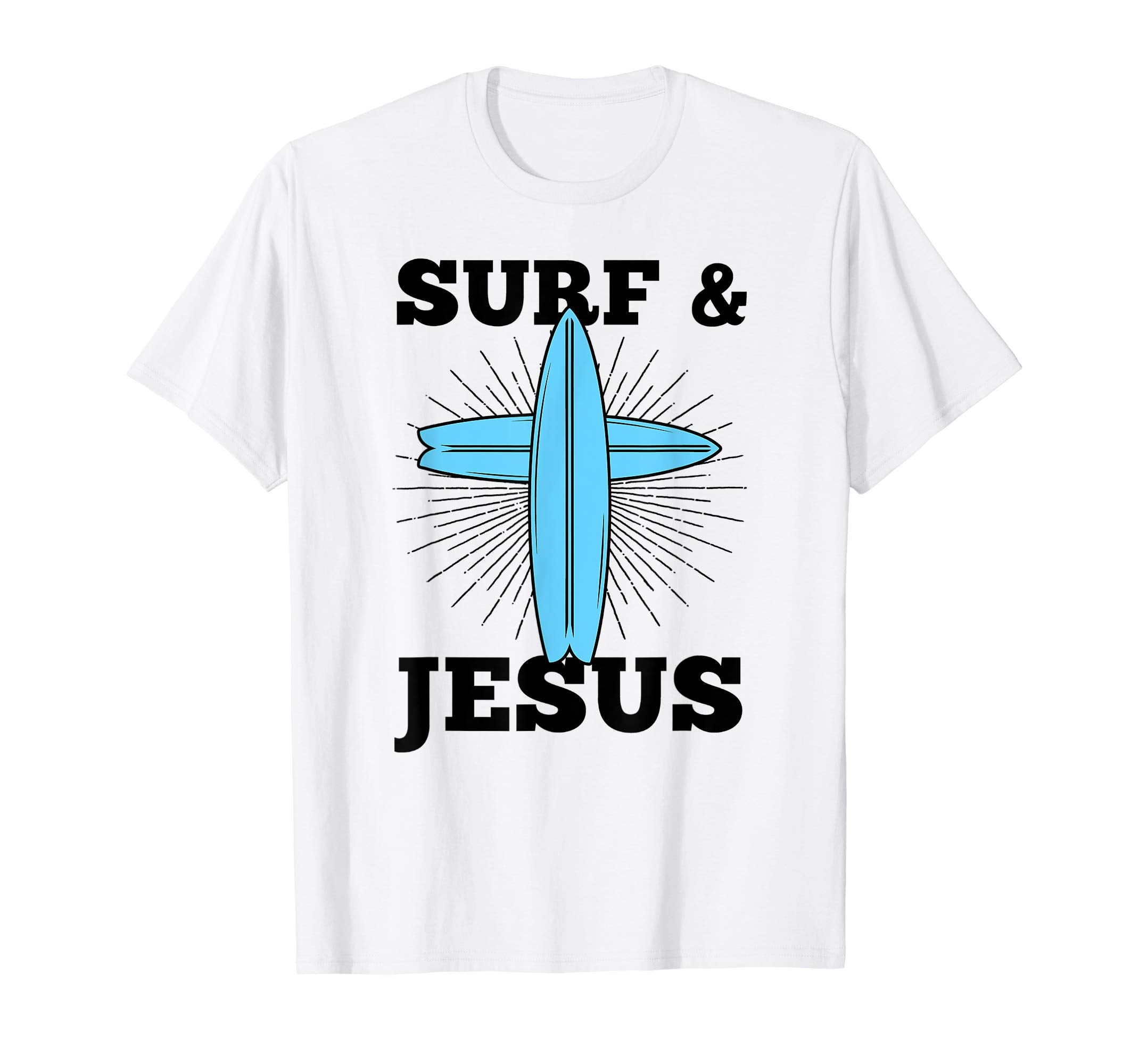 Surf And Jesus Christian Easter Bible Verse Gift T-Shirt