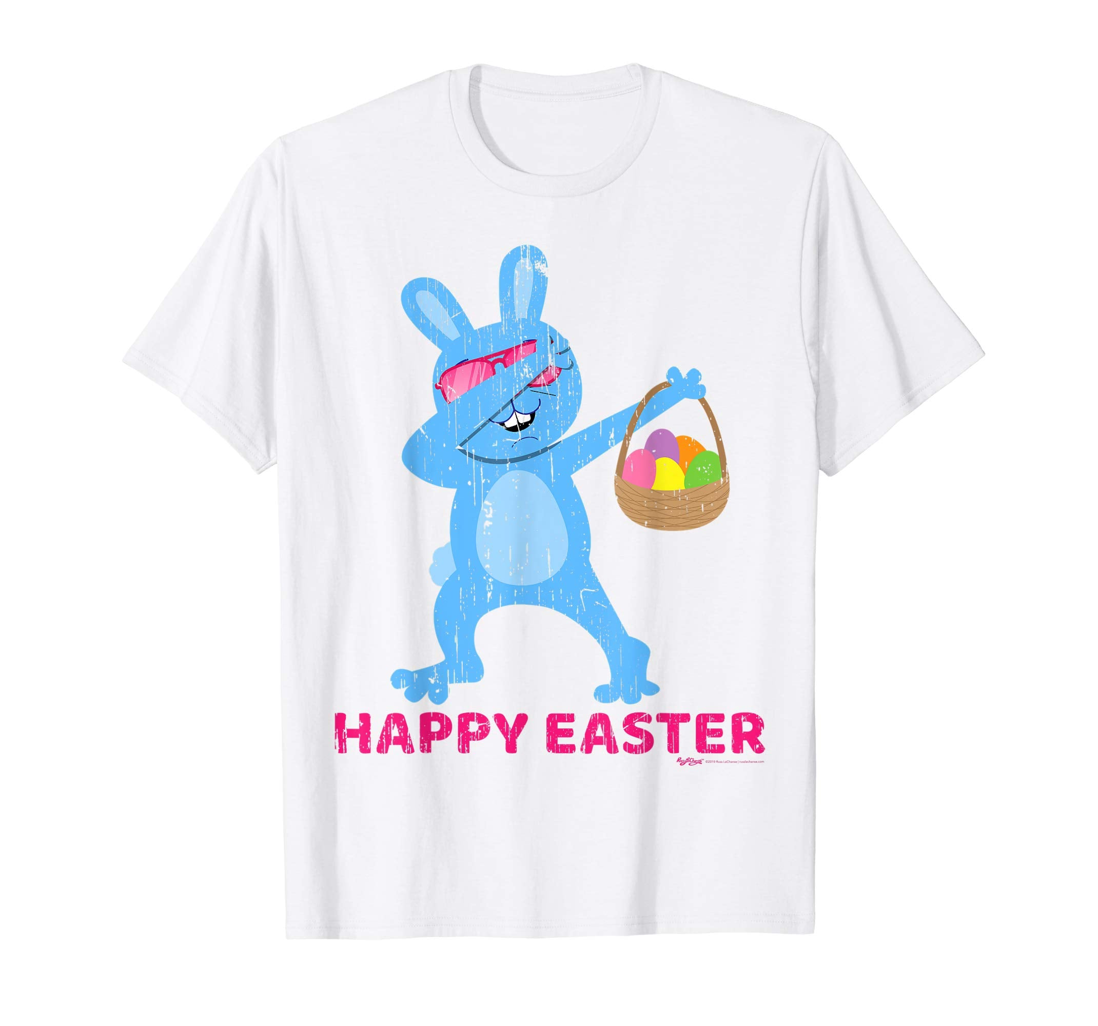 Vintage Happy Easter Bunny Dab Dance T Shirt