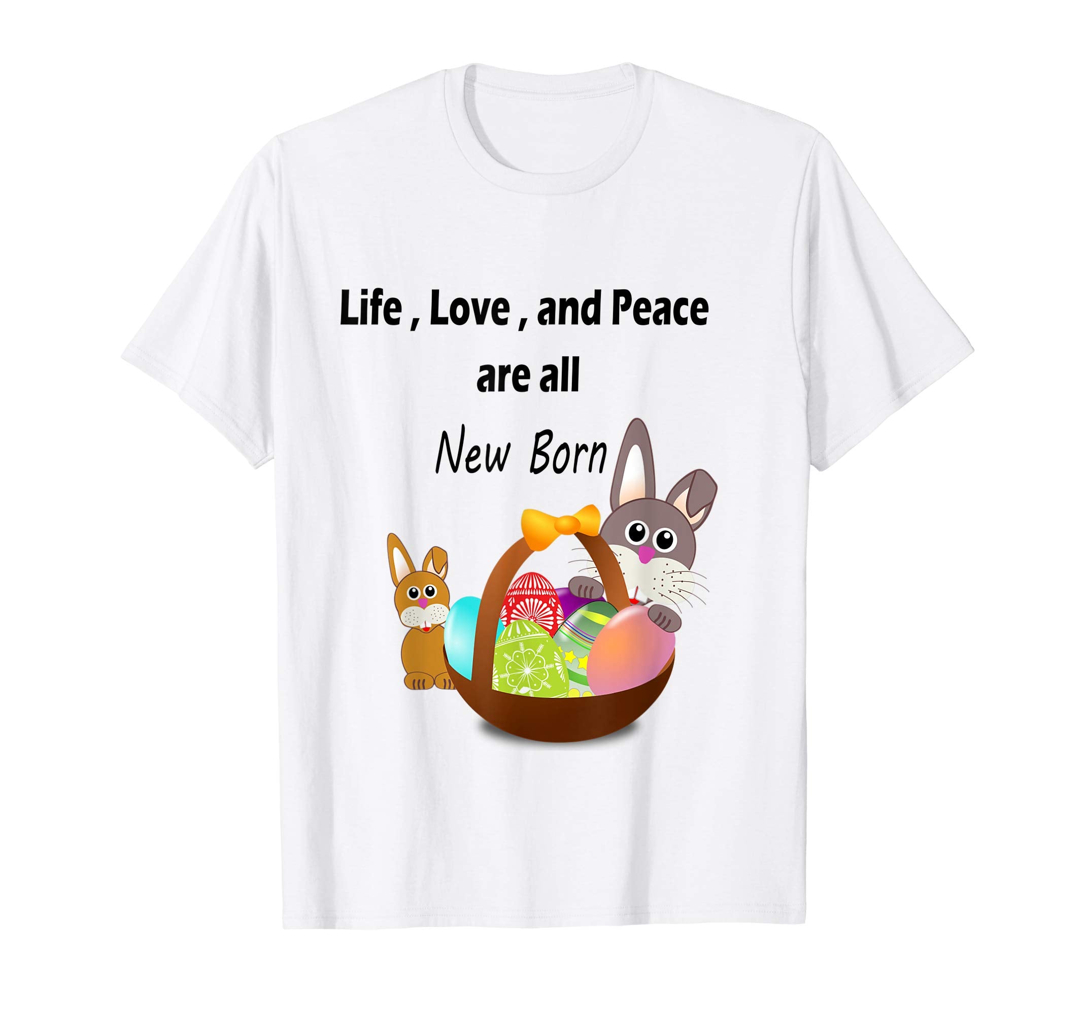 Happy Easter tshirt funny bunny easter with easter eggs
