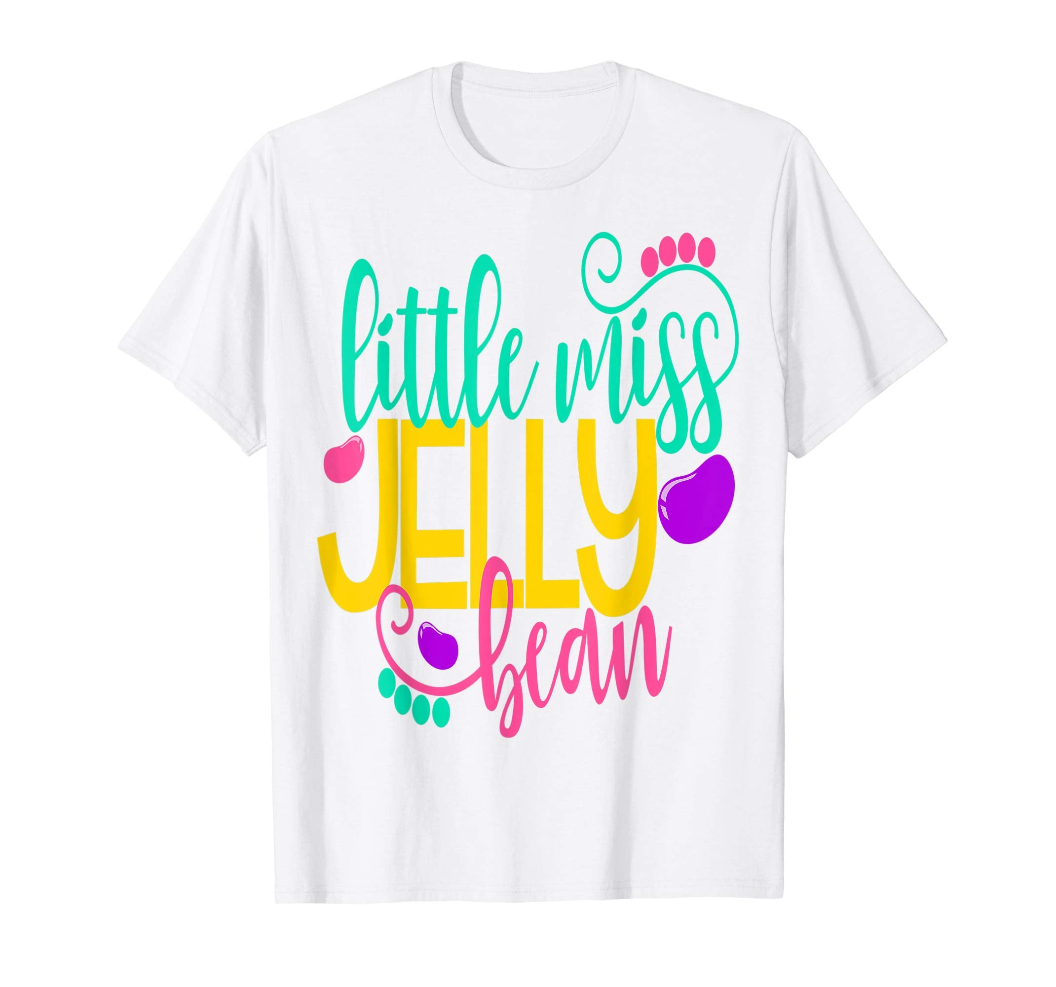 Girls Easter Shirt Kids LittleMiss Jelly Bean Daughter Cute