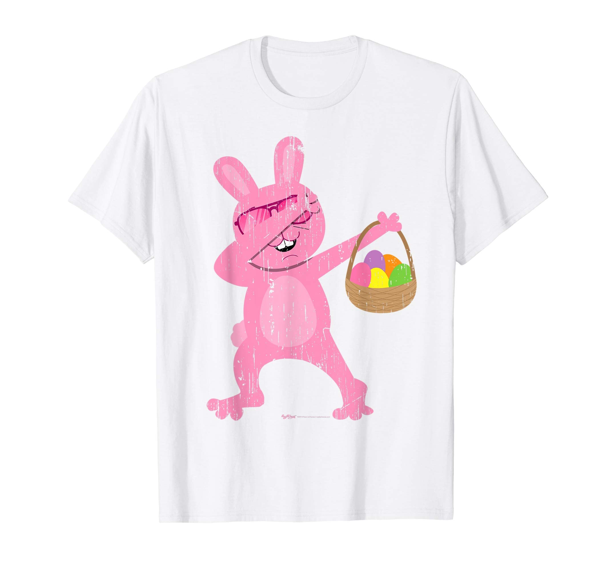 Vintage Easter Bunny Dab Dance T Shirt