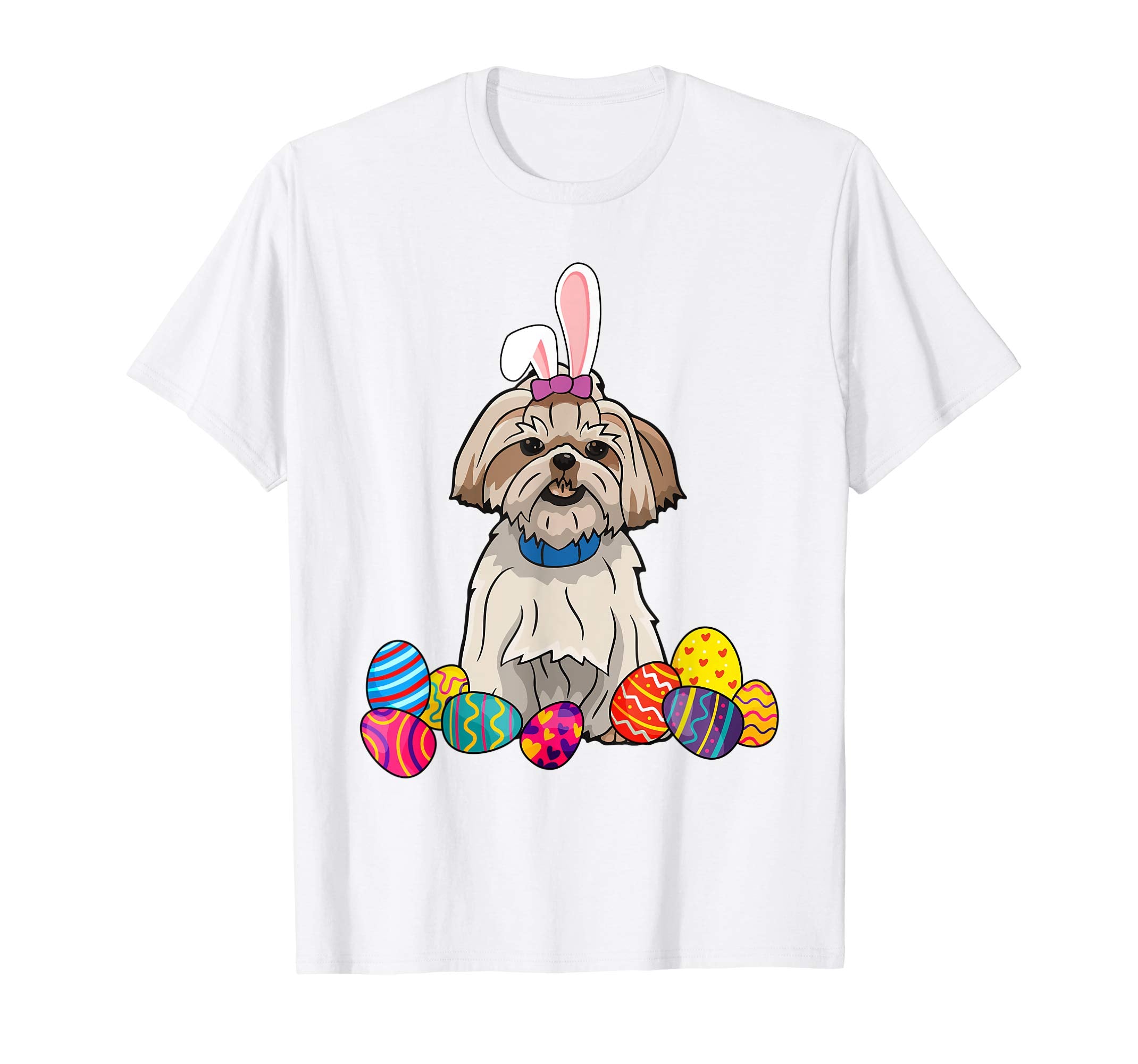 Shih Tzu Bunny Ear With Egg Easter Easter Day Shirt