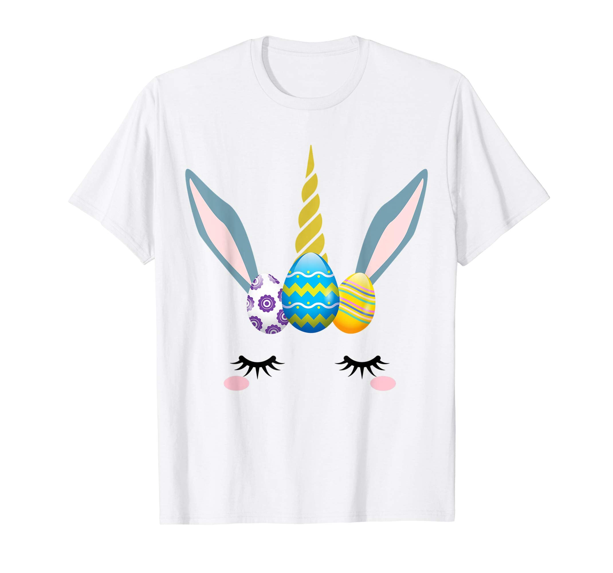 Unicorn Face Eggs Easter Day Shirt Funny Gifts For Kids