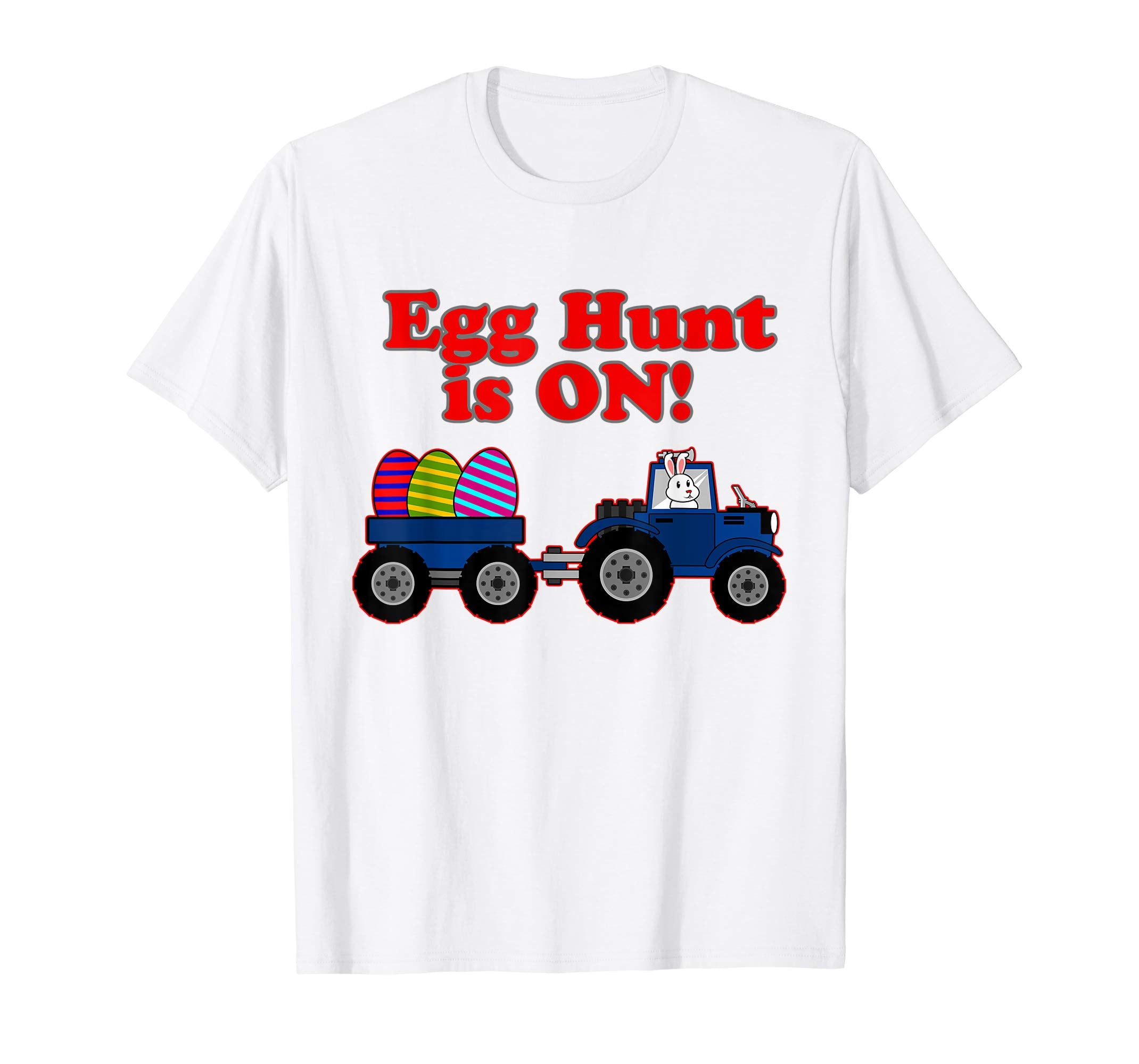 Easter Egg Bunny Tractor Shirt | Cool Hare Bulldozers Gift